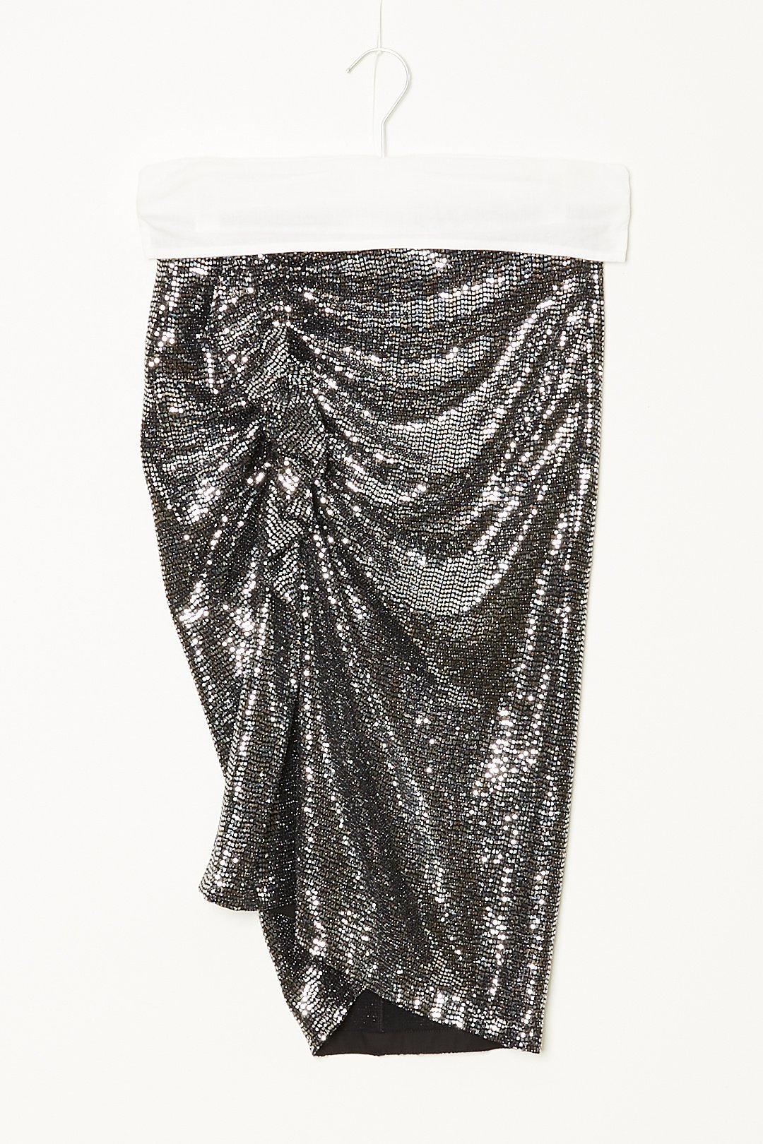 Marant Etoile Dolene shiny flou skirt