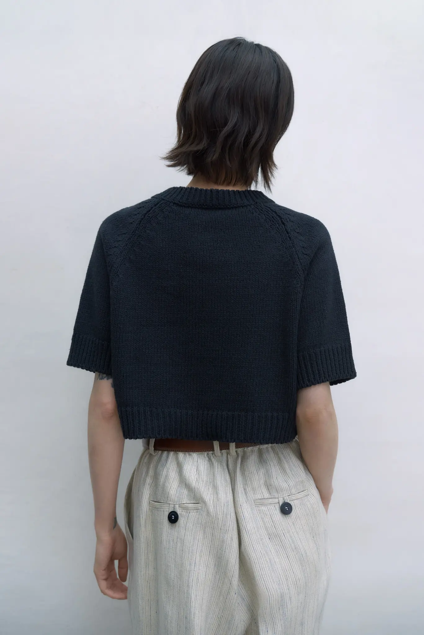  - Slub linen masculine pants
