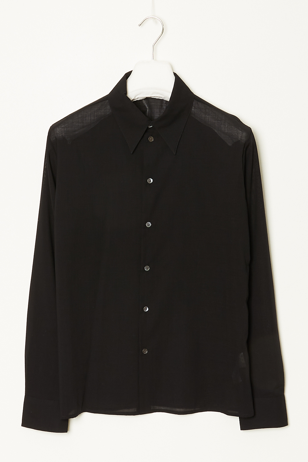 6397 - Sheer button down shirt