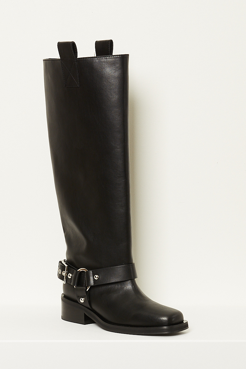  - Biker tubular underknee boot