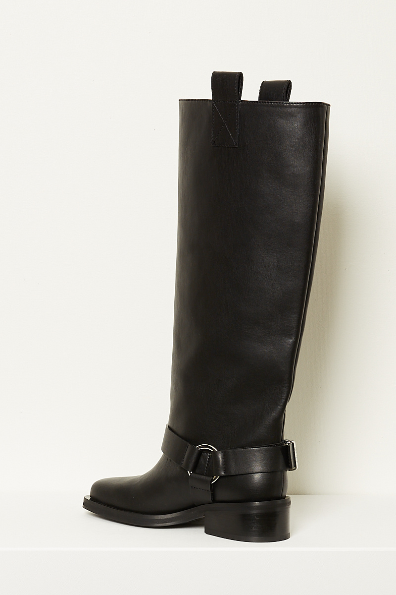  - Biker tubular underknee boot