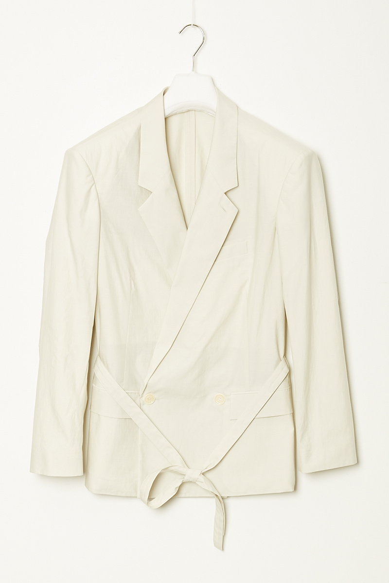 Lemaire Belted light tailored jacket