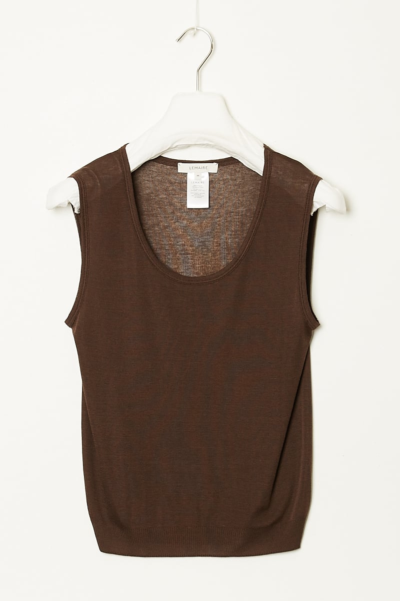 Lemaire - Seamless sleeveless sweater