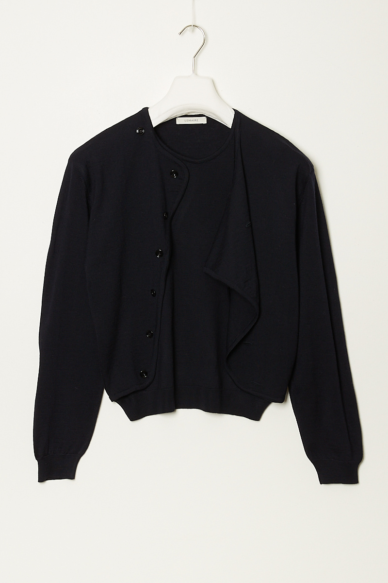 Lemaire - Trompe l'oeil cardigan jumper