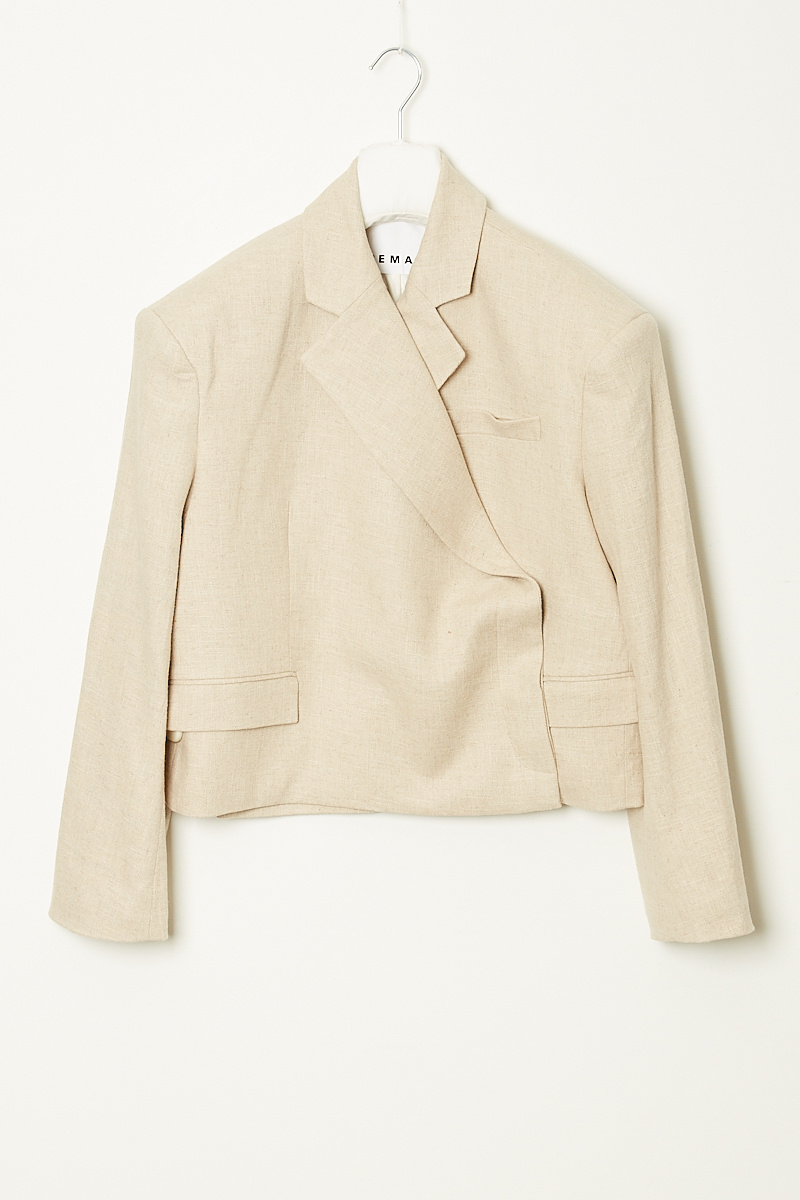  - Oversized crop blazer