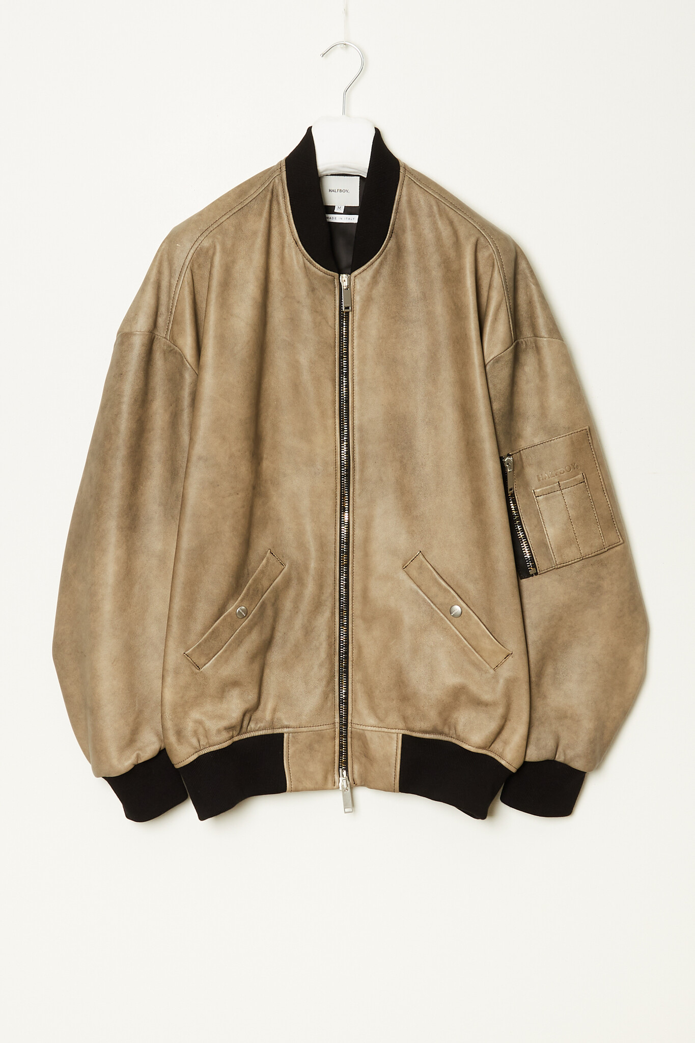 Halfboy - Leather over bomber