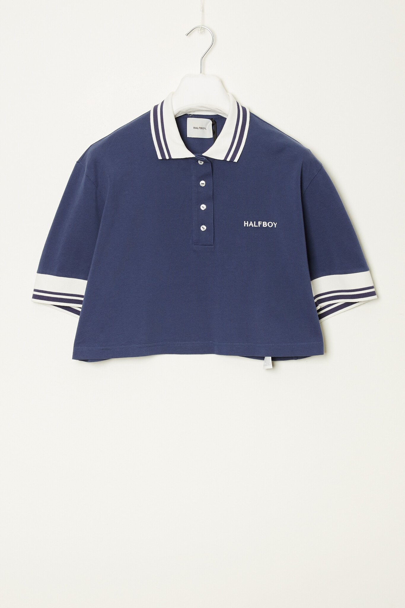 Halfboy SS crop polo