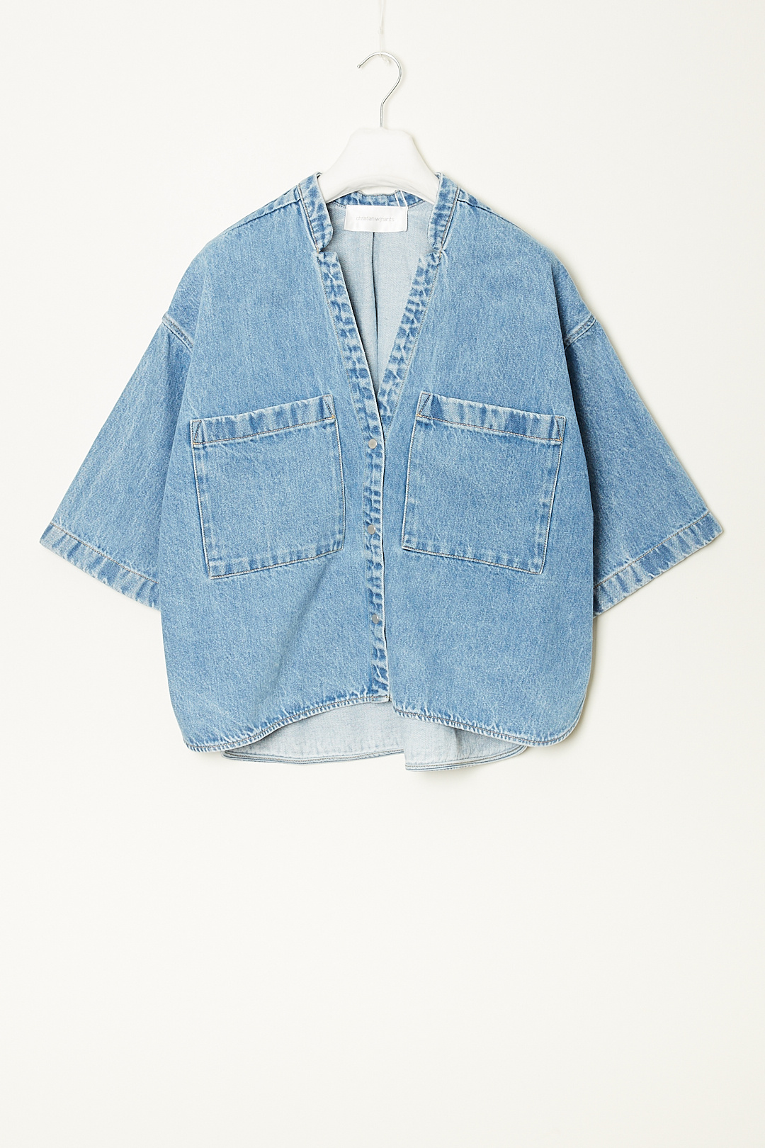 Christian Wijnants Tashvira boxy denim shirt