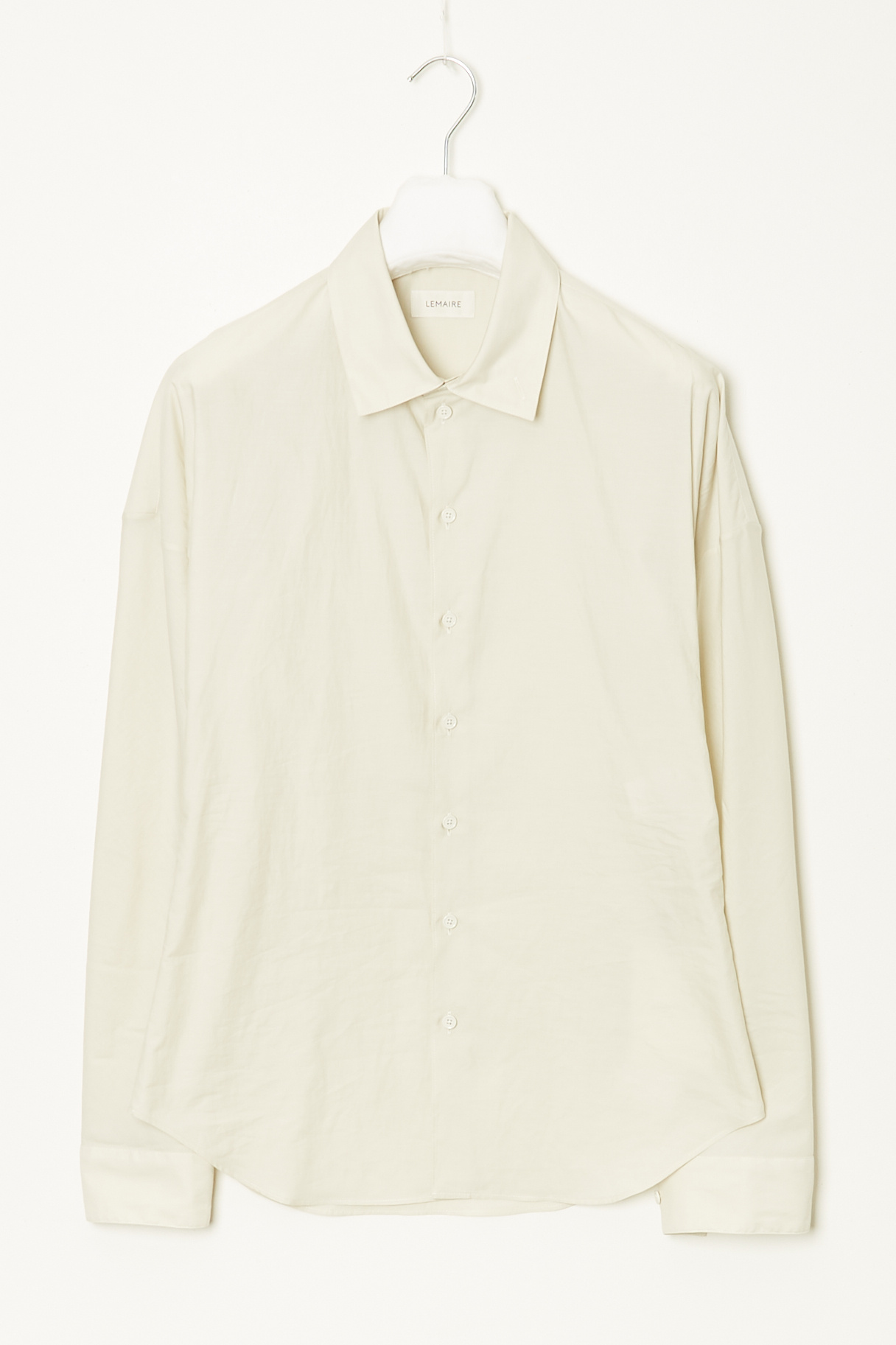 Lemaire Fitted band collar shirt