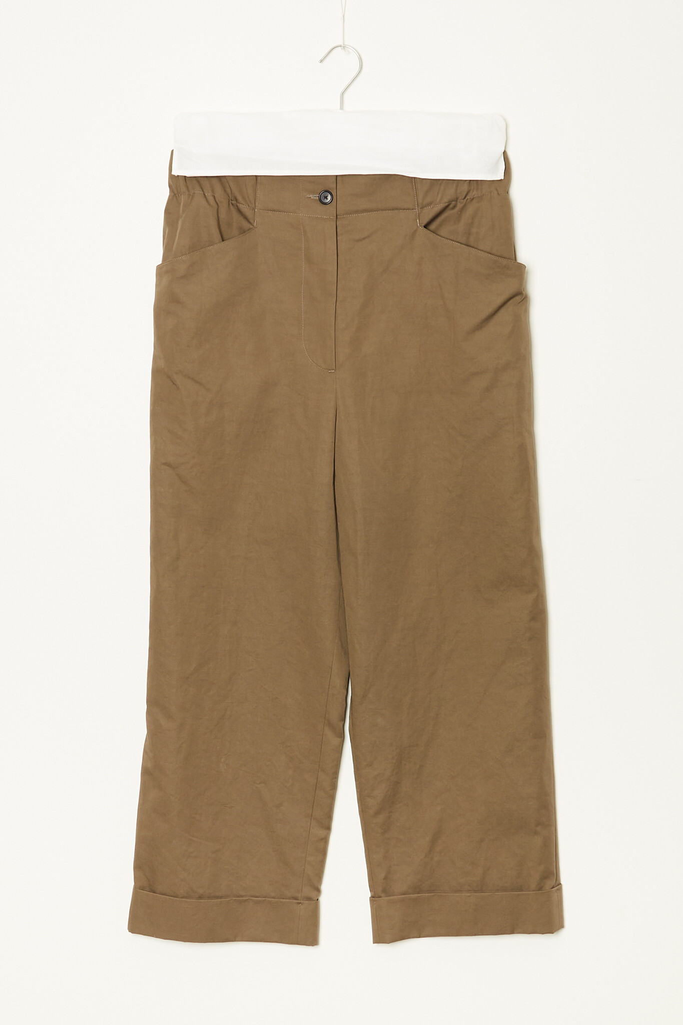 Margaret Howell Relaxed crop cotton linen pants