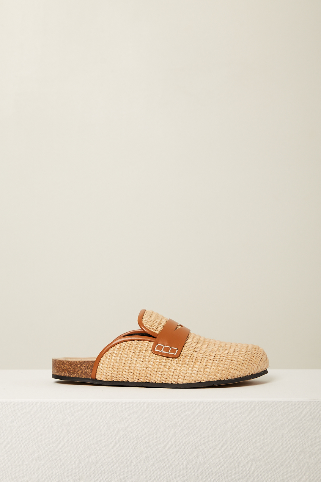 JW ANDERSON 010LOAF flat raffia clock