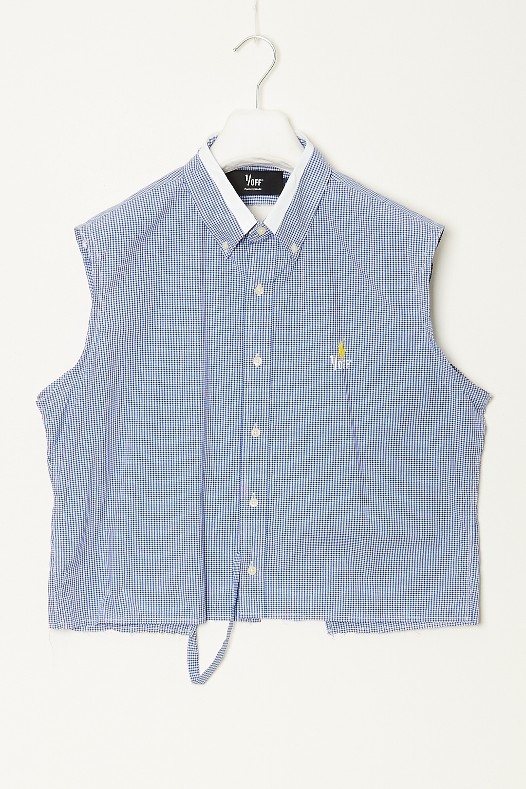 - Shirt cropped sleeveless