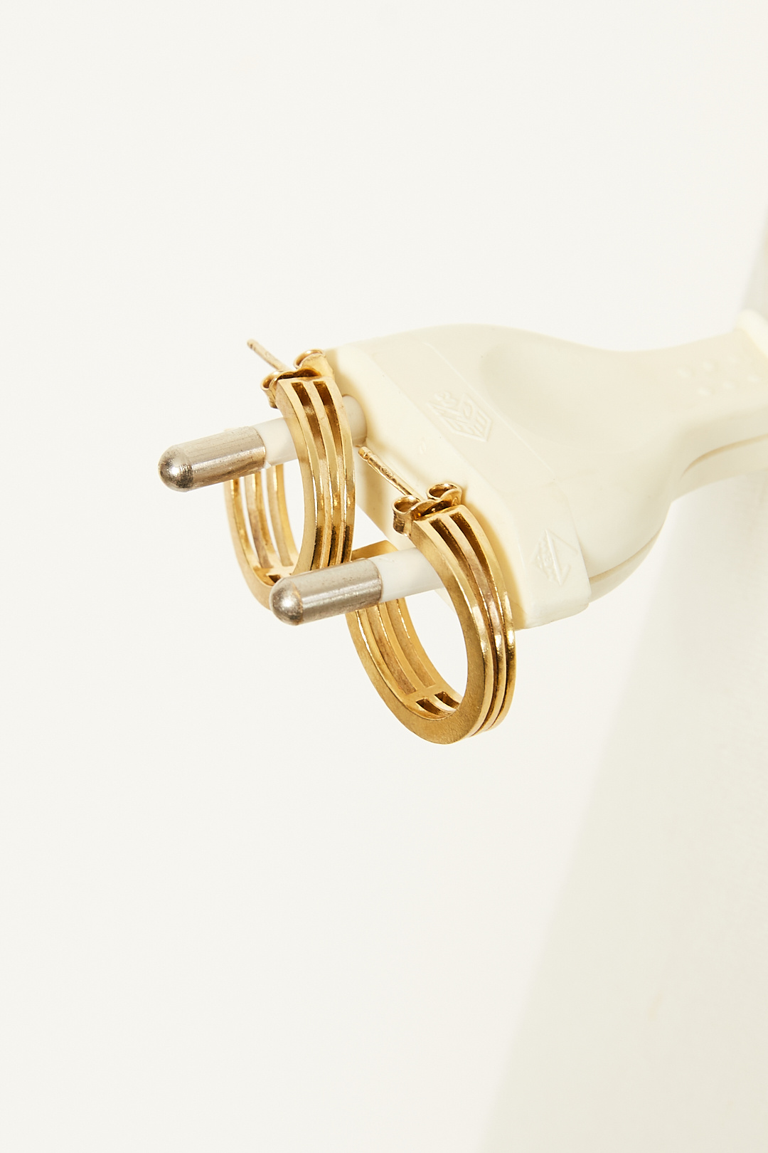 layered graphic hoop earrings