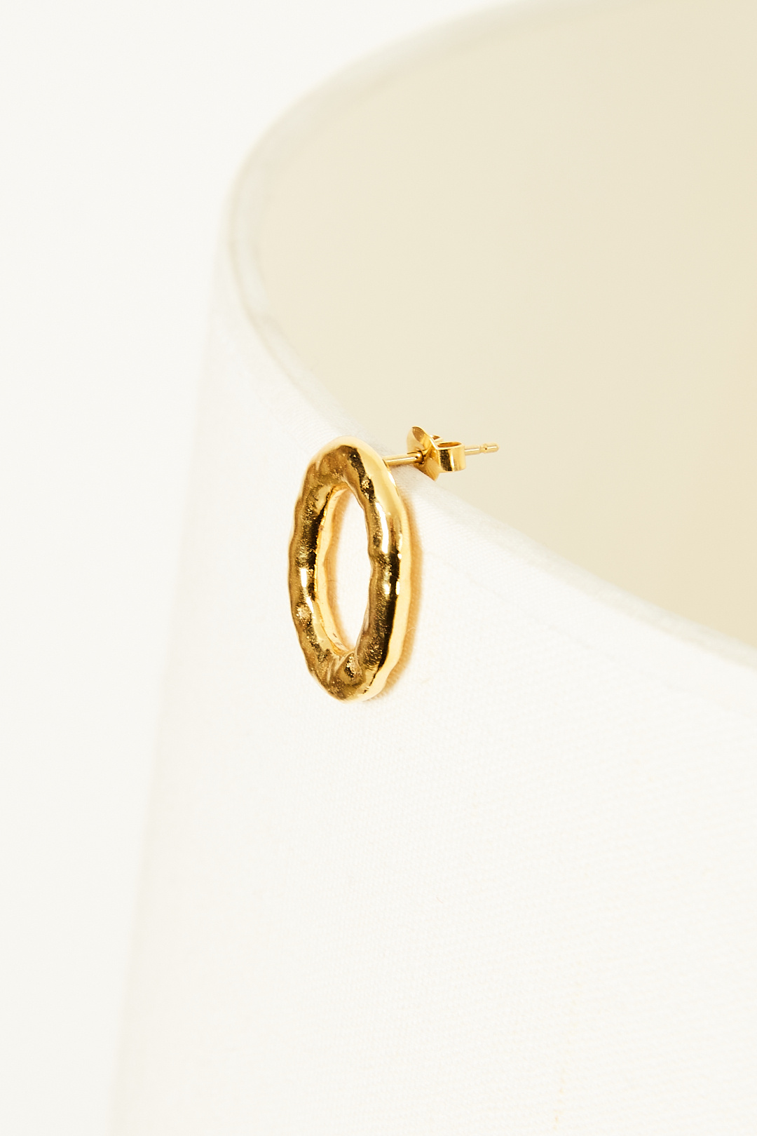  - Earring Verge Round Gold