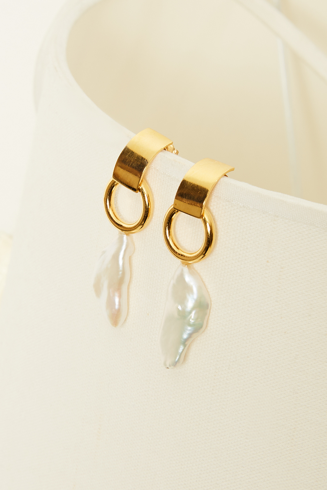 Studio Collect Decade earrings with baroque pearl