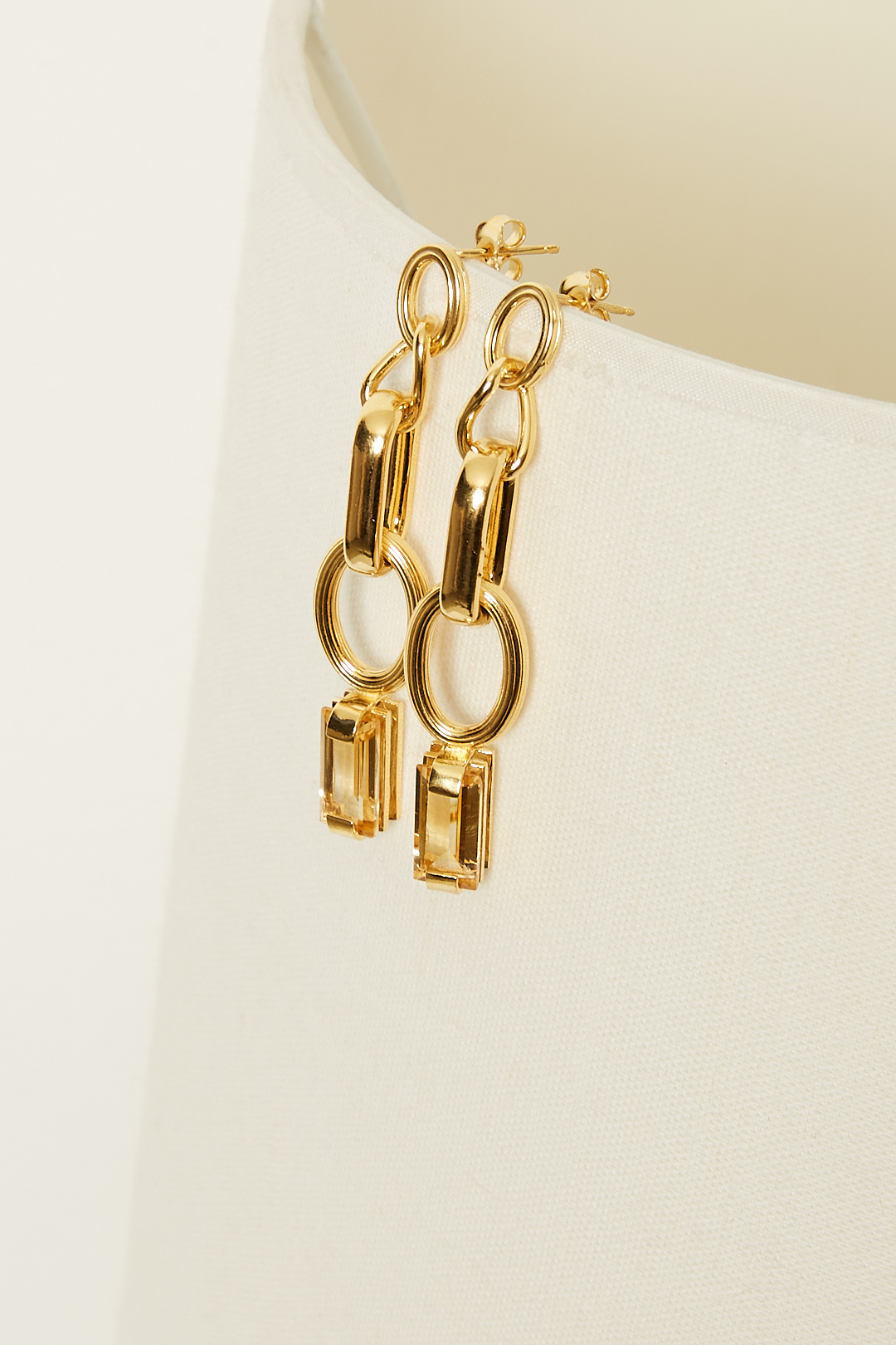 Studio Collect Shine earrings with citrine