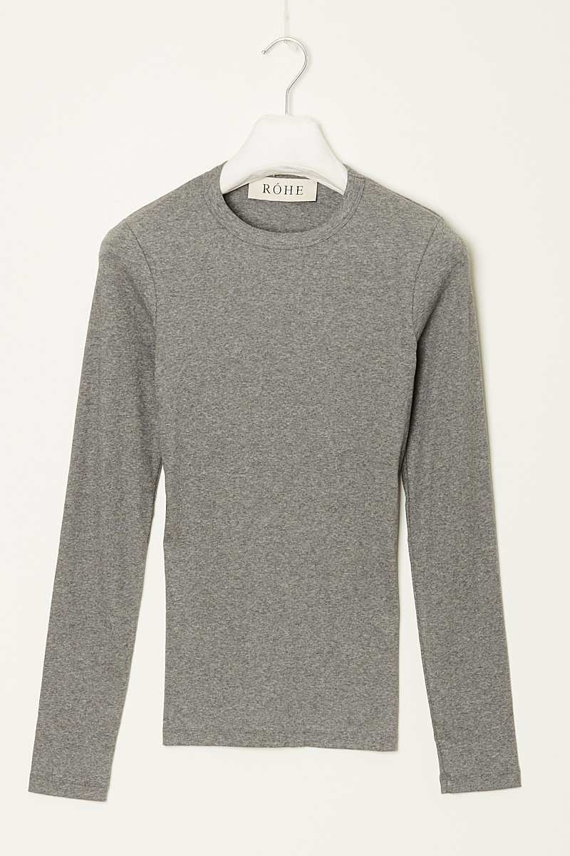 Róhe - Ribbed cotton crewneck
