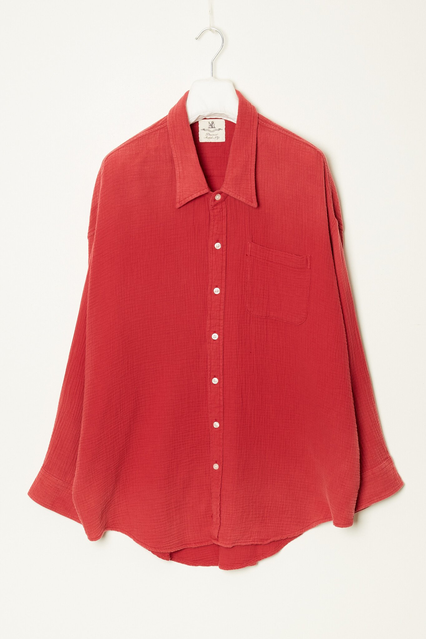 Denimist Button front crinkle shirt