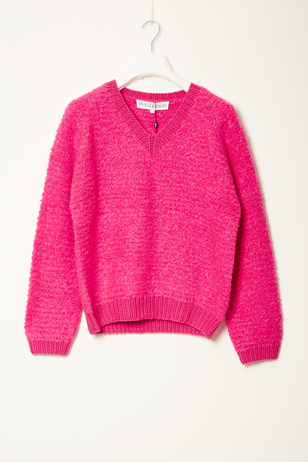 JW ANDERSON - Boucle V neck jumper
