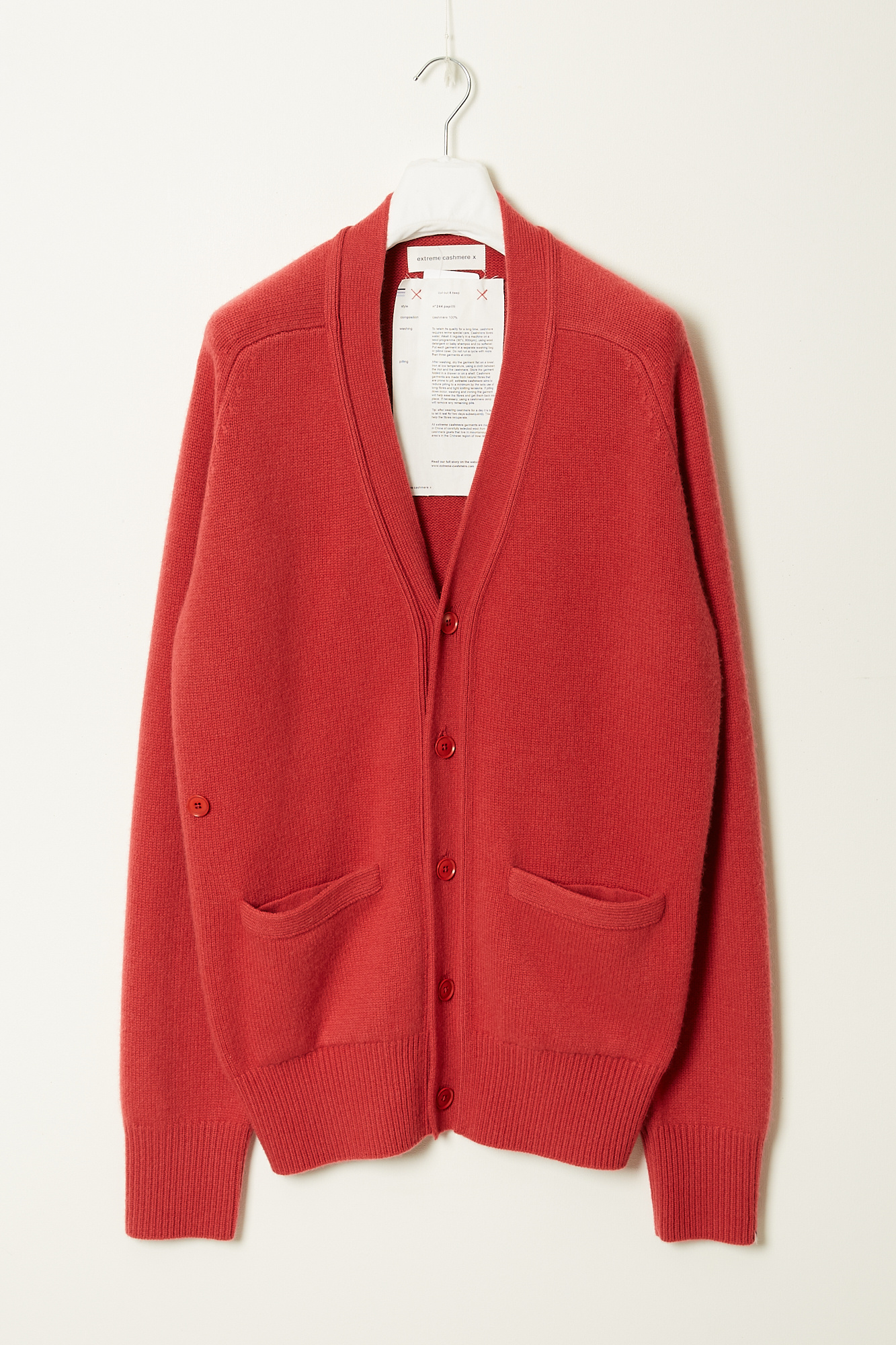 Extreme cashmere Papilli heavy knit cardigan
