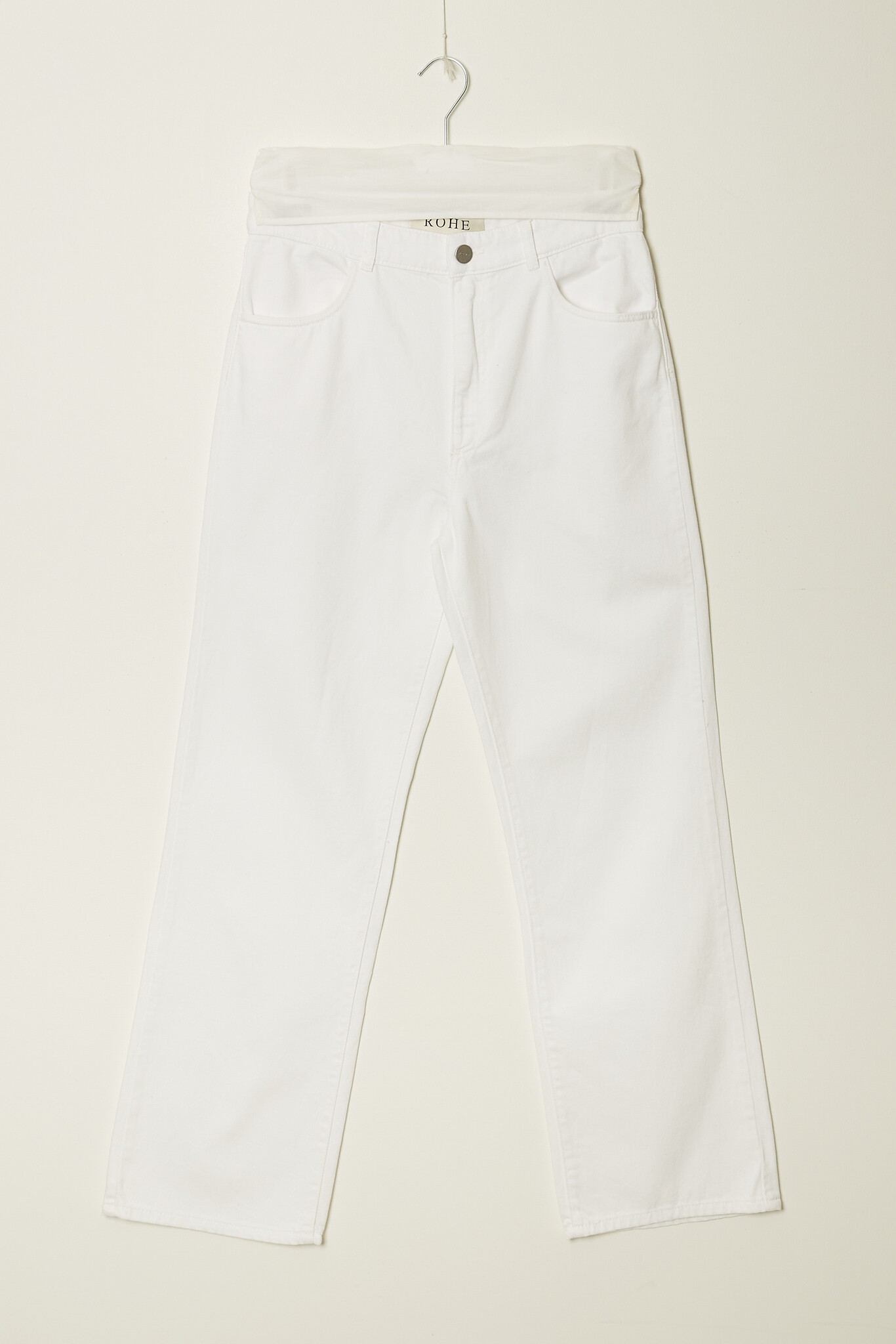 Róhe - Relaxed fit white denim