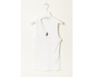 ベスト・ジレ JW ANDERSON Women Vests JO0248PG1717001 White JW ANDERSON Anchor embroidery vest - Wendela van Dijk