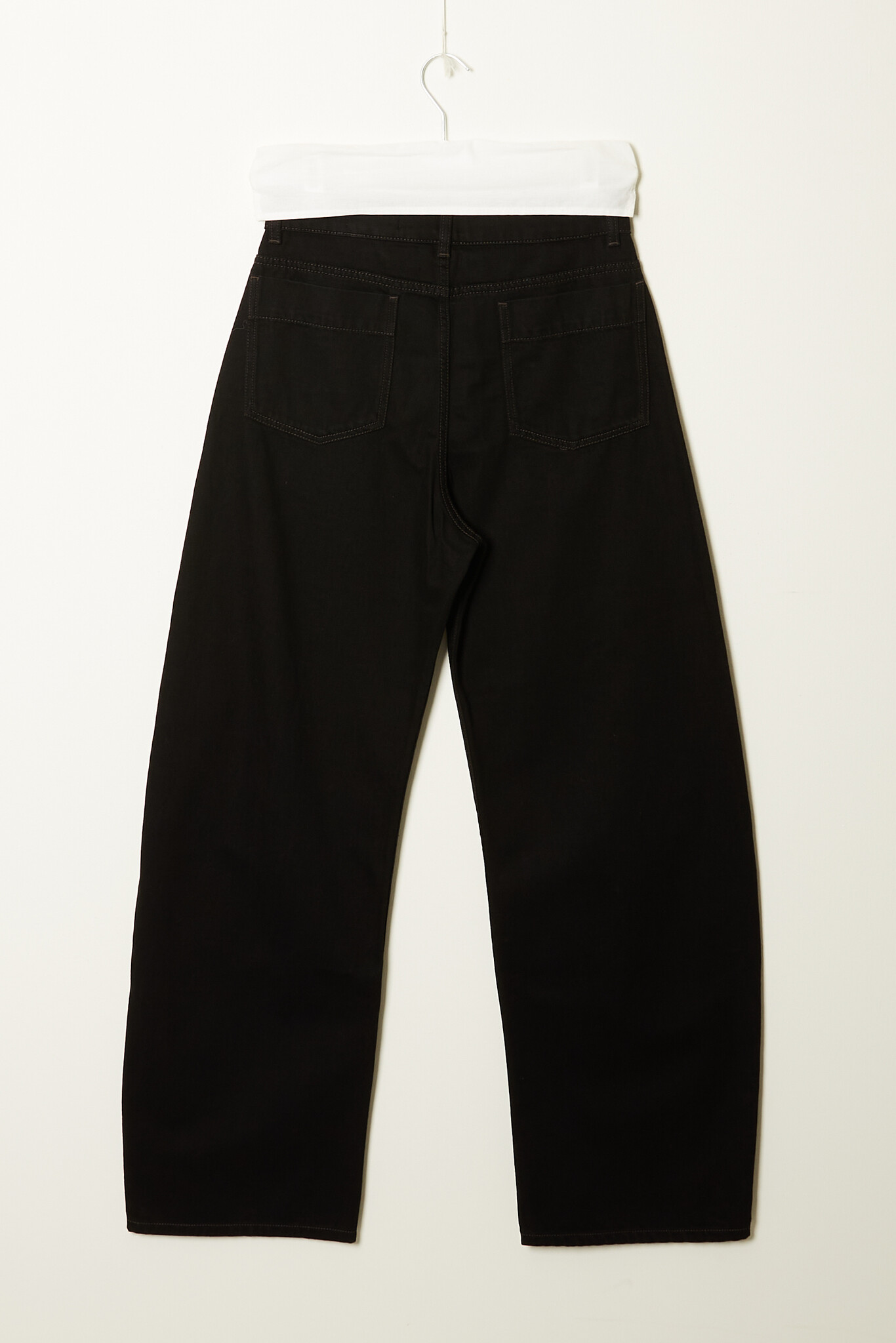 Lemaire - High waisted curved pants