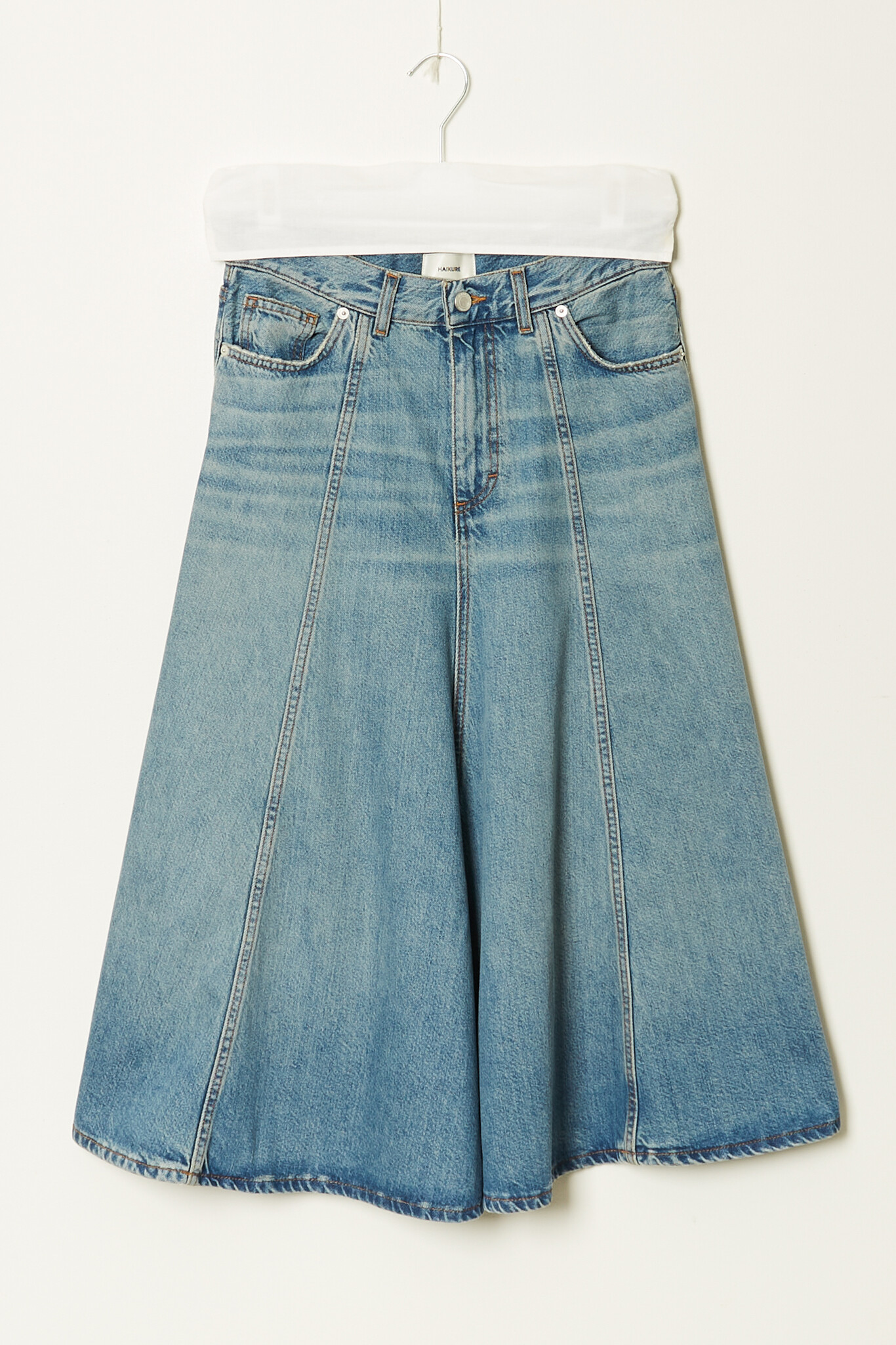 Haikure Mid serenity denim skirt