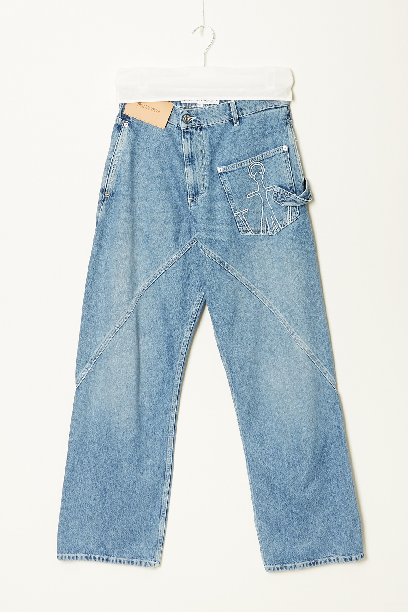 JW ANDERSON Twisted workwear jeans - Wendela van Dijk JW ANDERSON Twisted workwear jeans - Wendela van Dijk