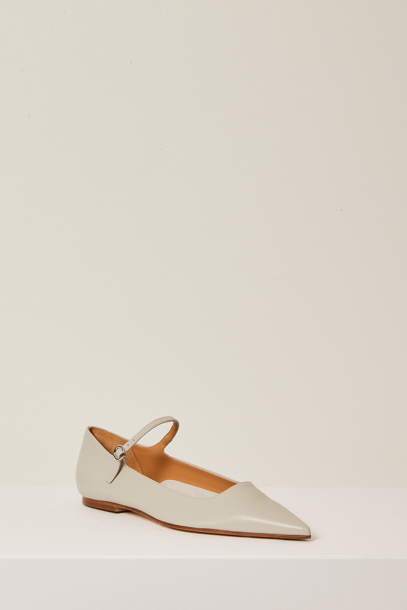 Aeyde - Cleo leather pointed ballerina