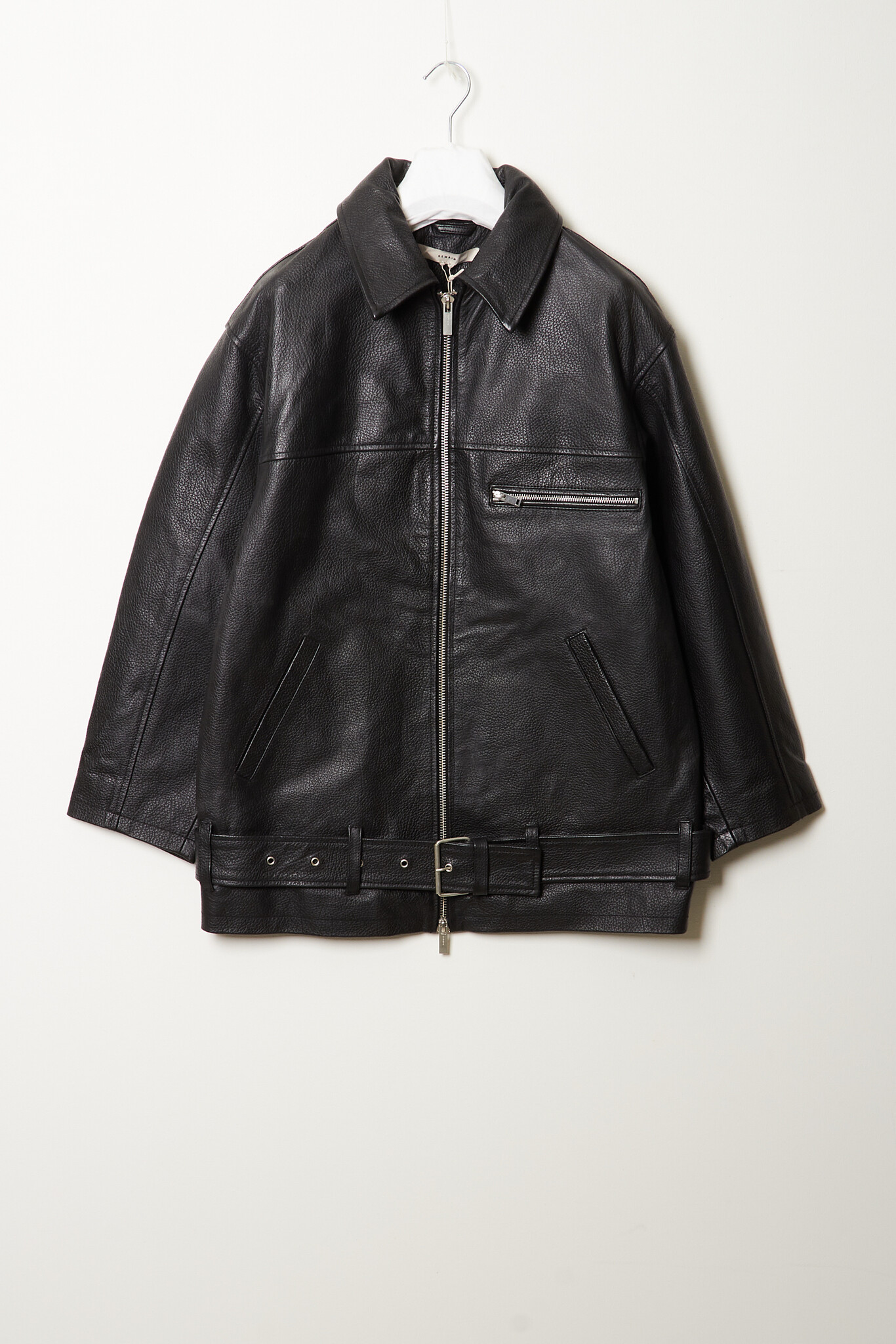 Remain - Oversize leather jacket
