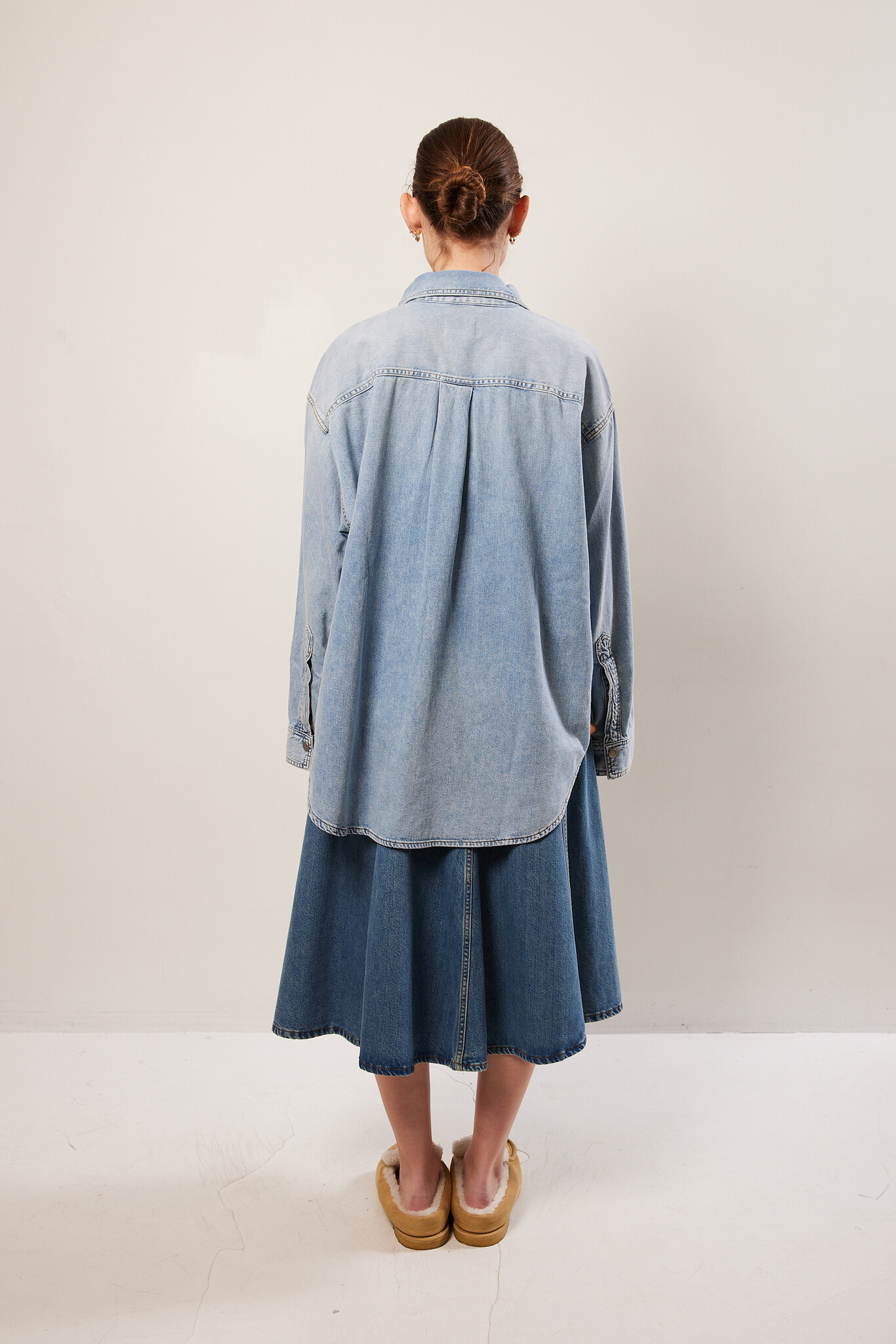Haikure - Mid serenity denim skirt