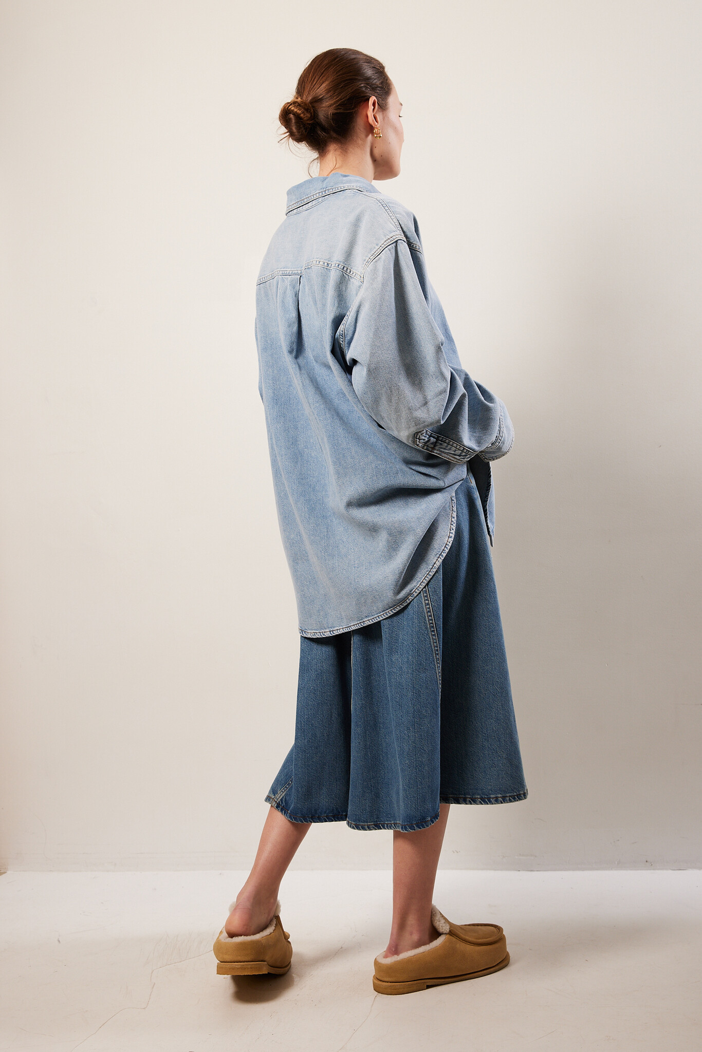 Haikure - Mid serenity denim skirt