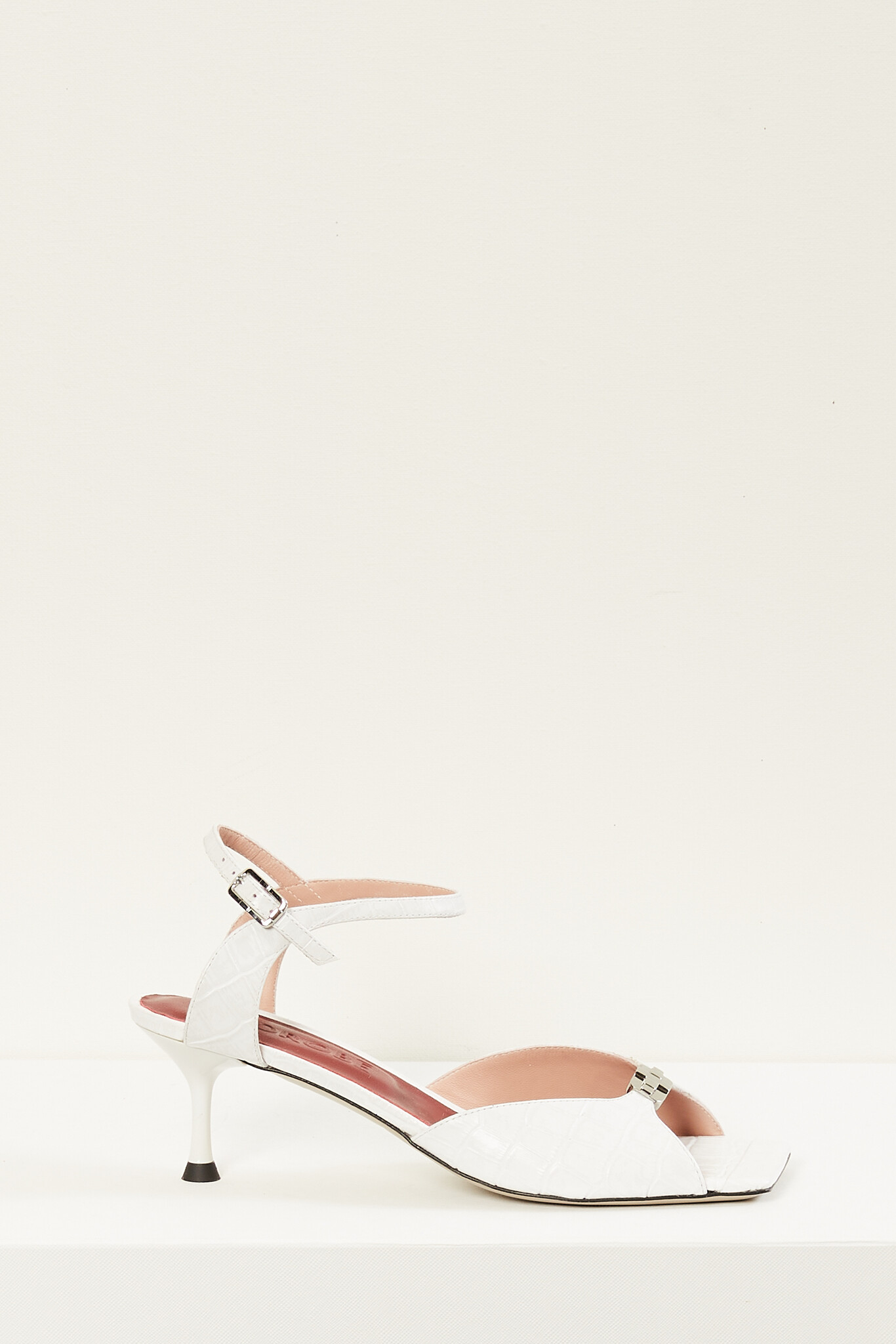 Morobé - GRACE logo mid heel sandals