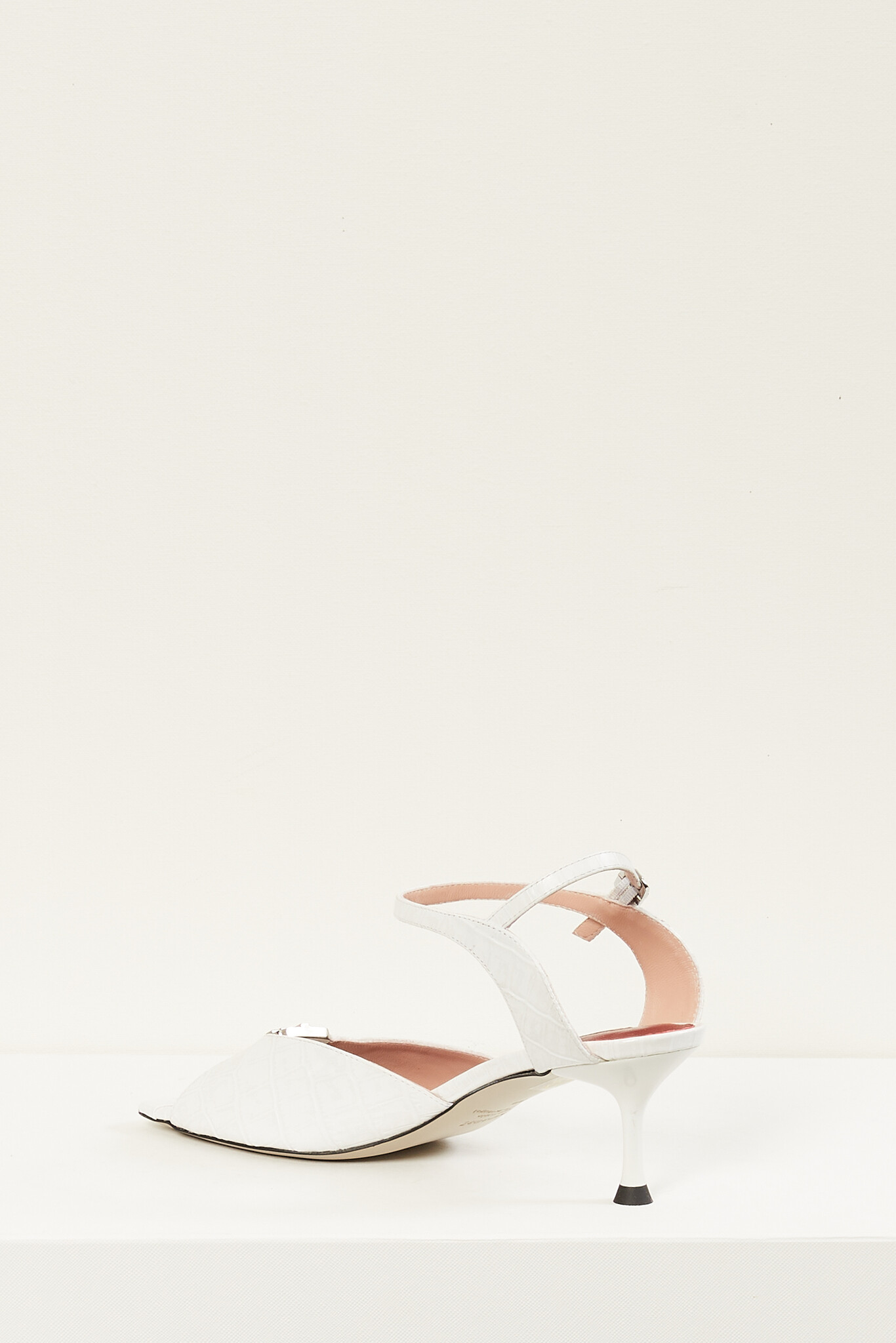 Morobé - GRACE logo mid heel sandals