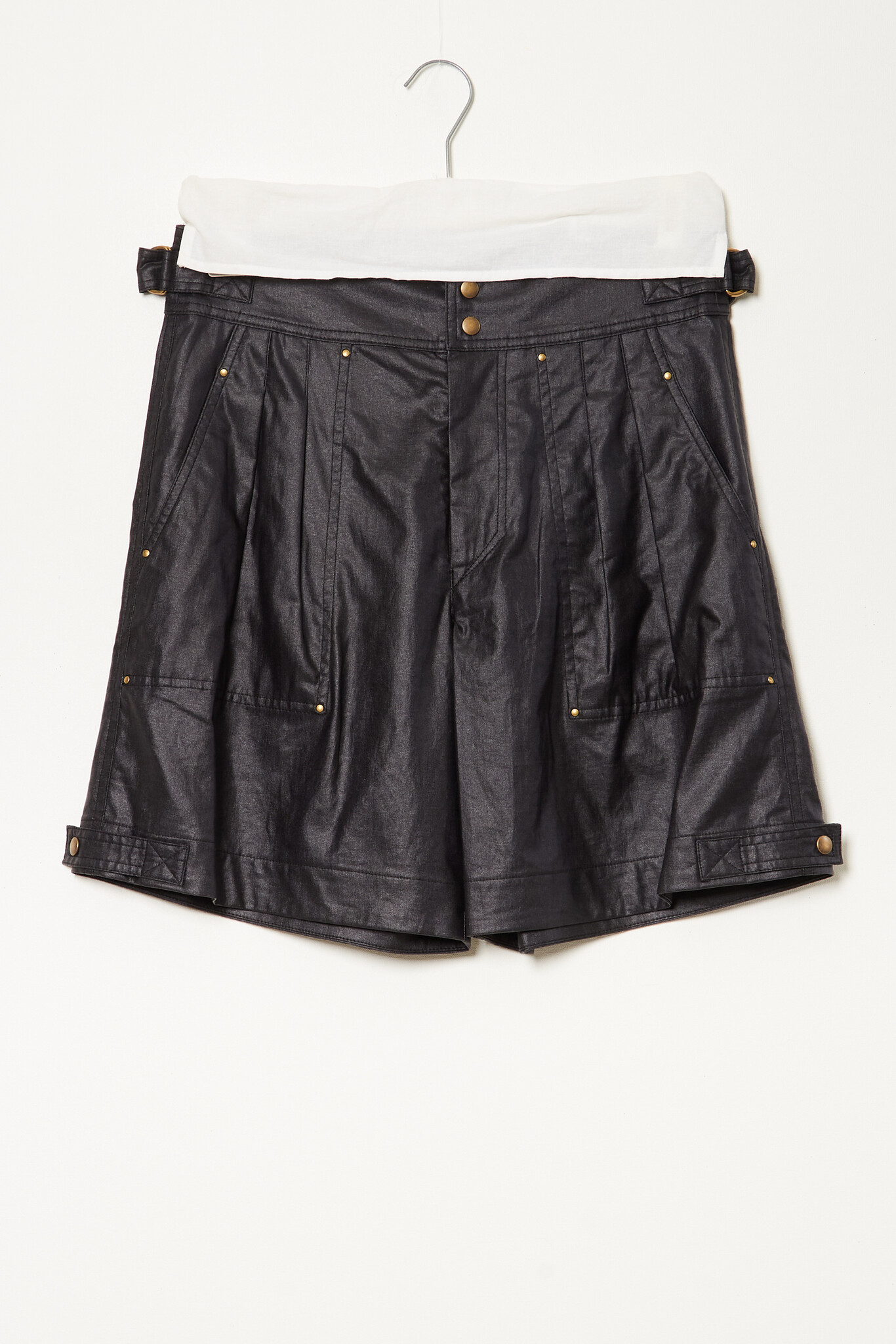Isabel Marant - felize coated linen shorts