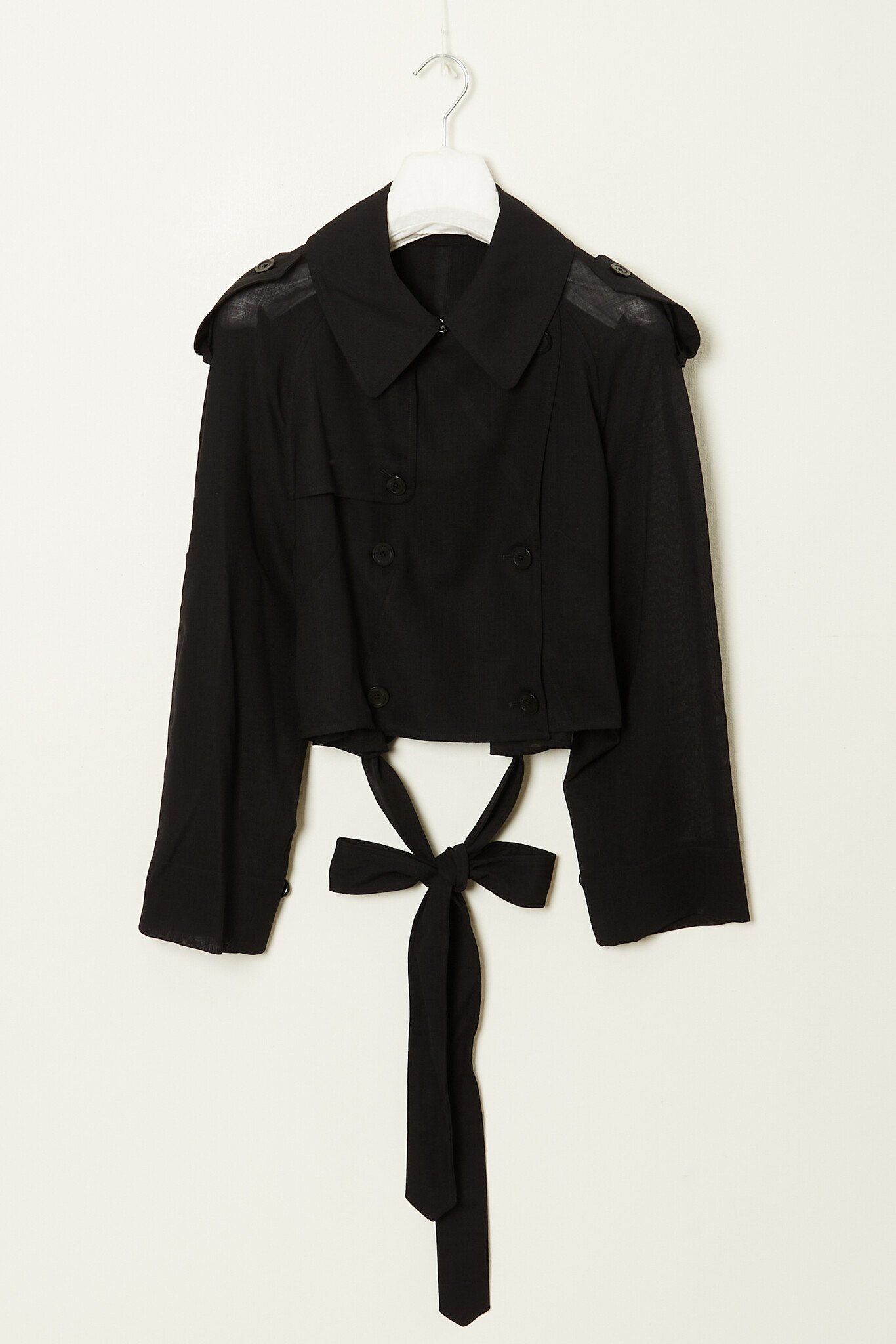 Helmut Lang Crop drtd trench