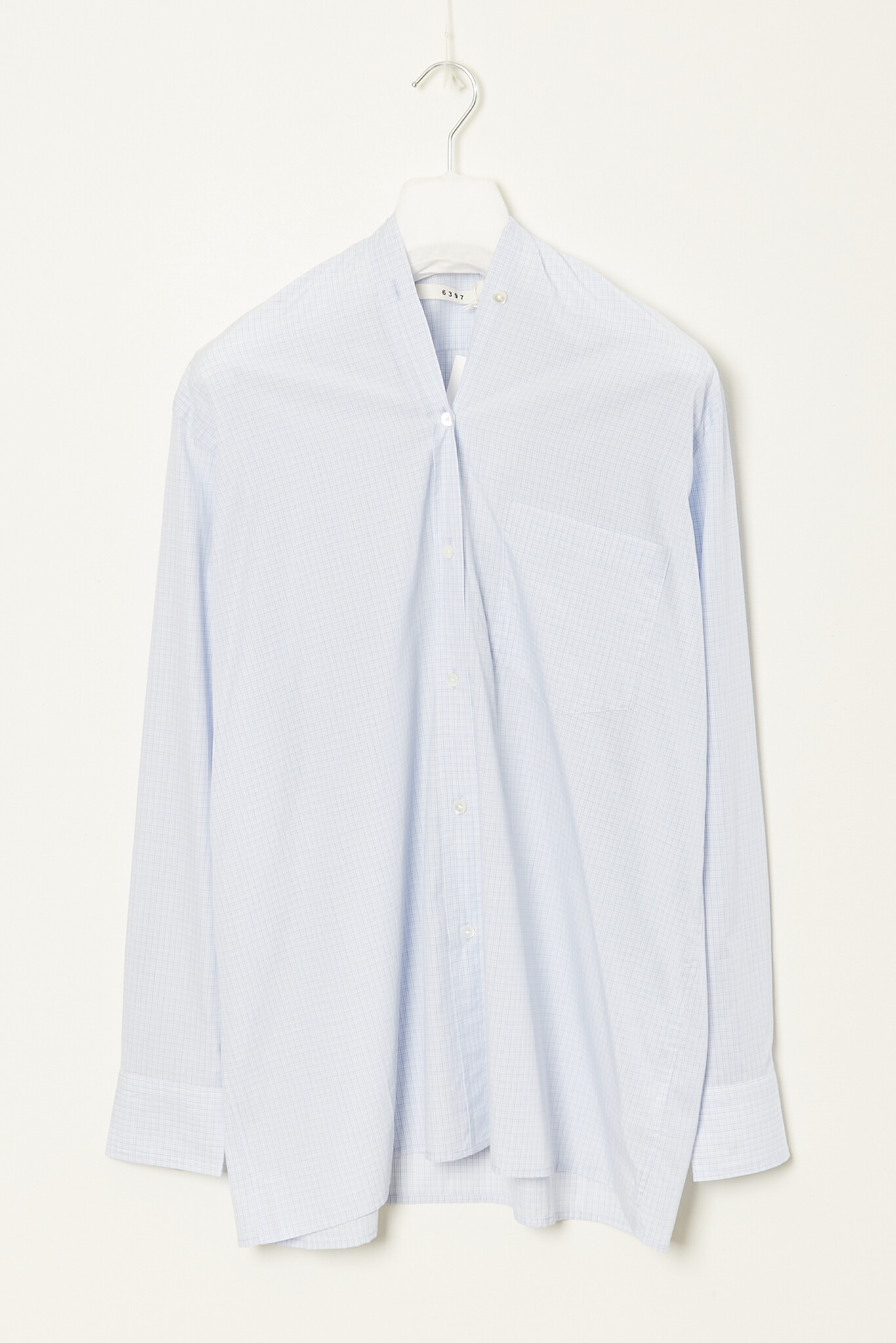 6397 Collarless shirt