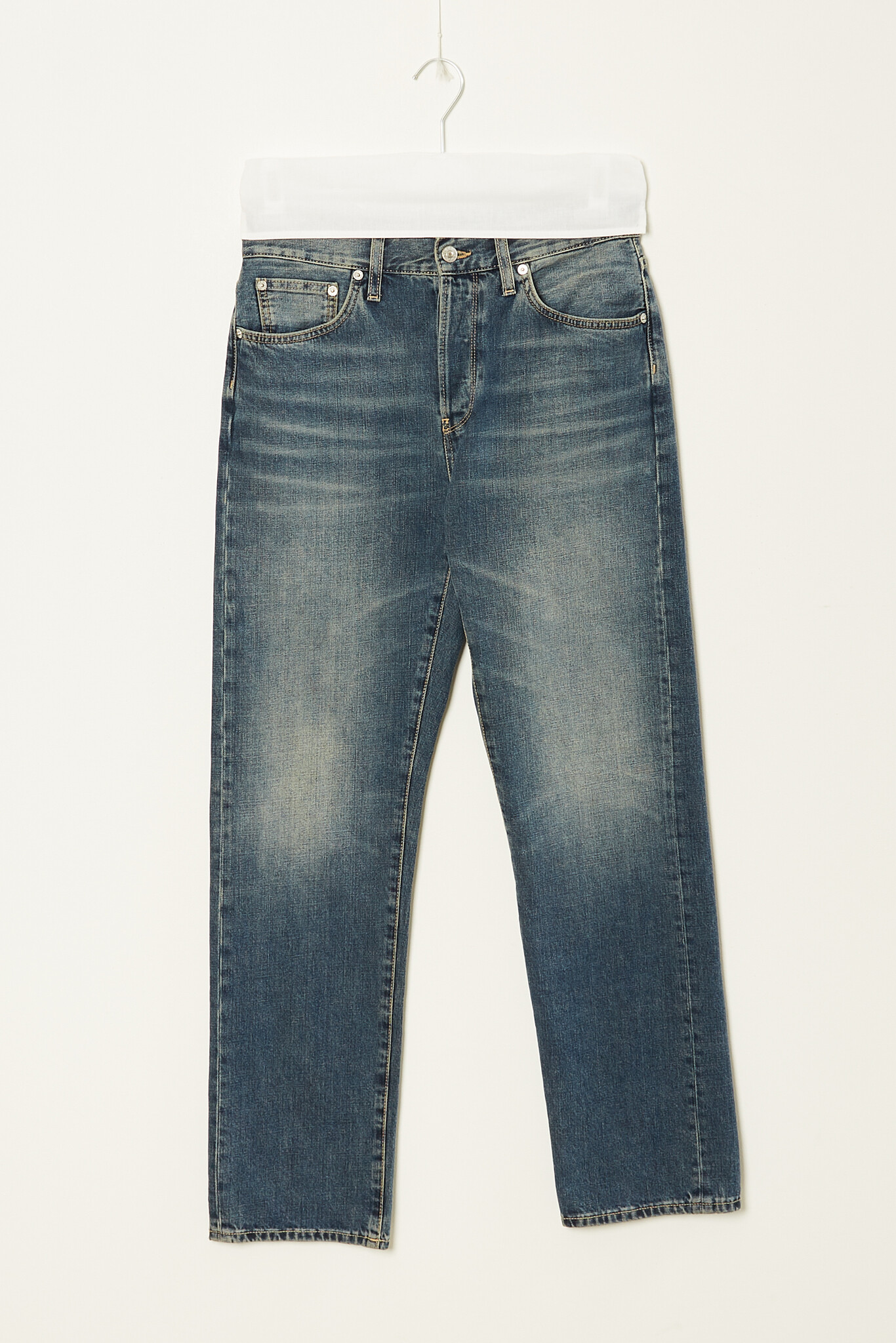 6397 Relaxed straight denim pants