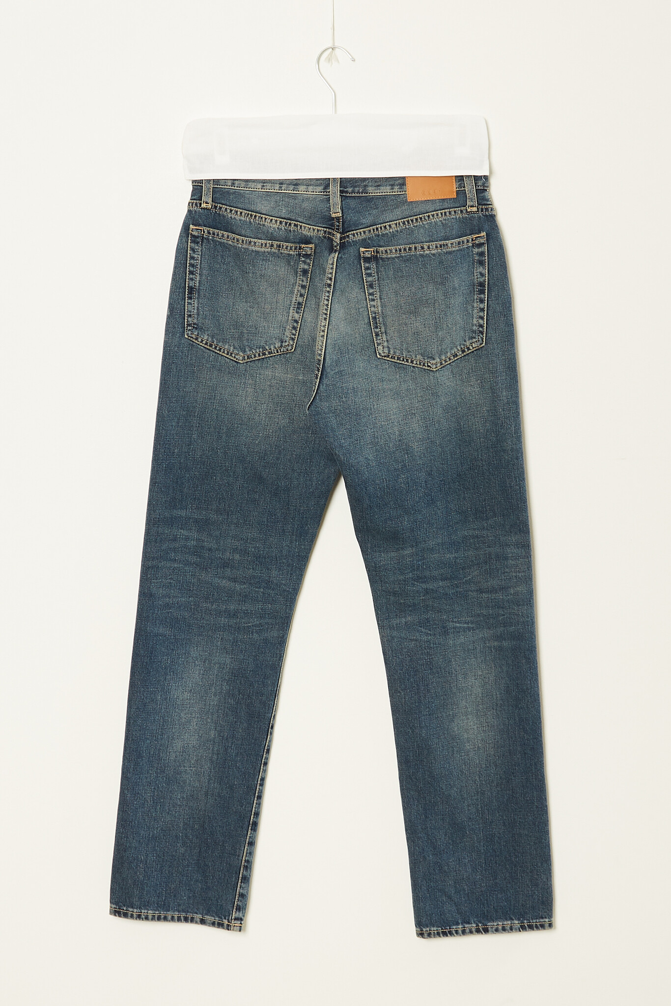 6397 - Relaxed straight denim pants