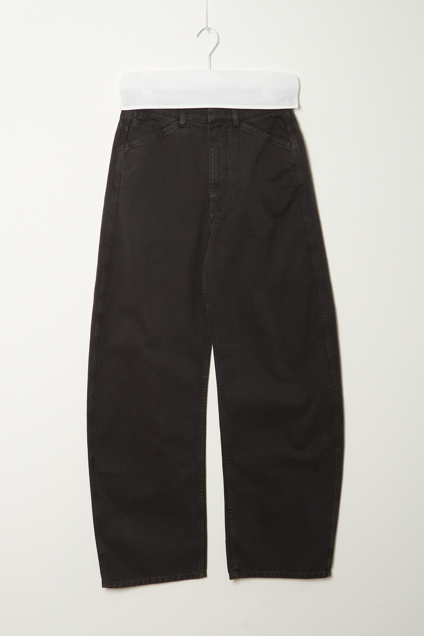 Lemaire - High waist curved pants