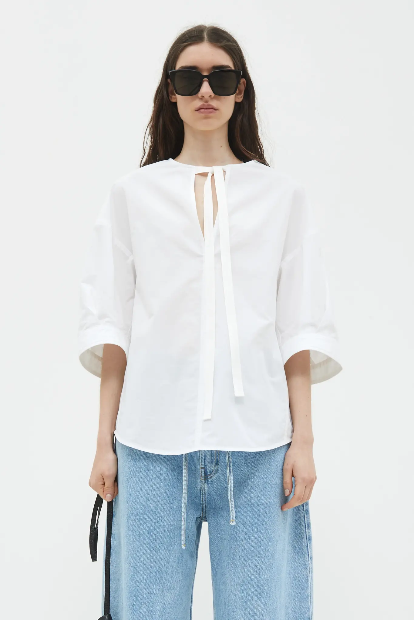 Christian Wijnants - Thamani gathered sleeve top