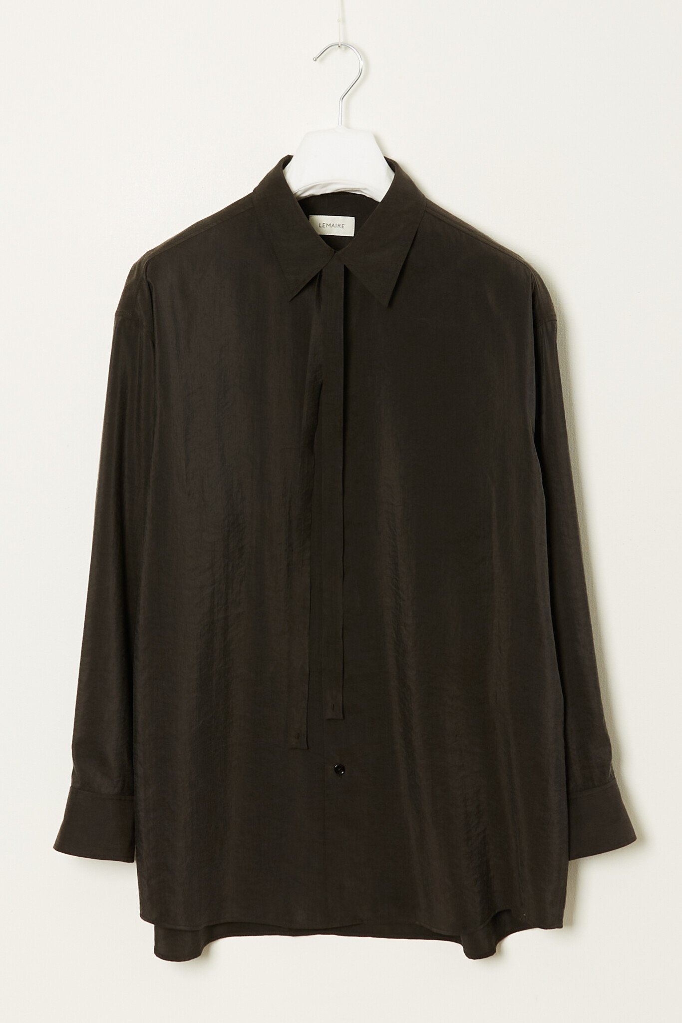 Lemaire - Long shirt with tie