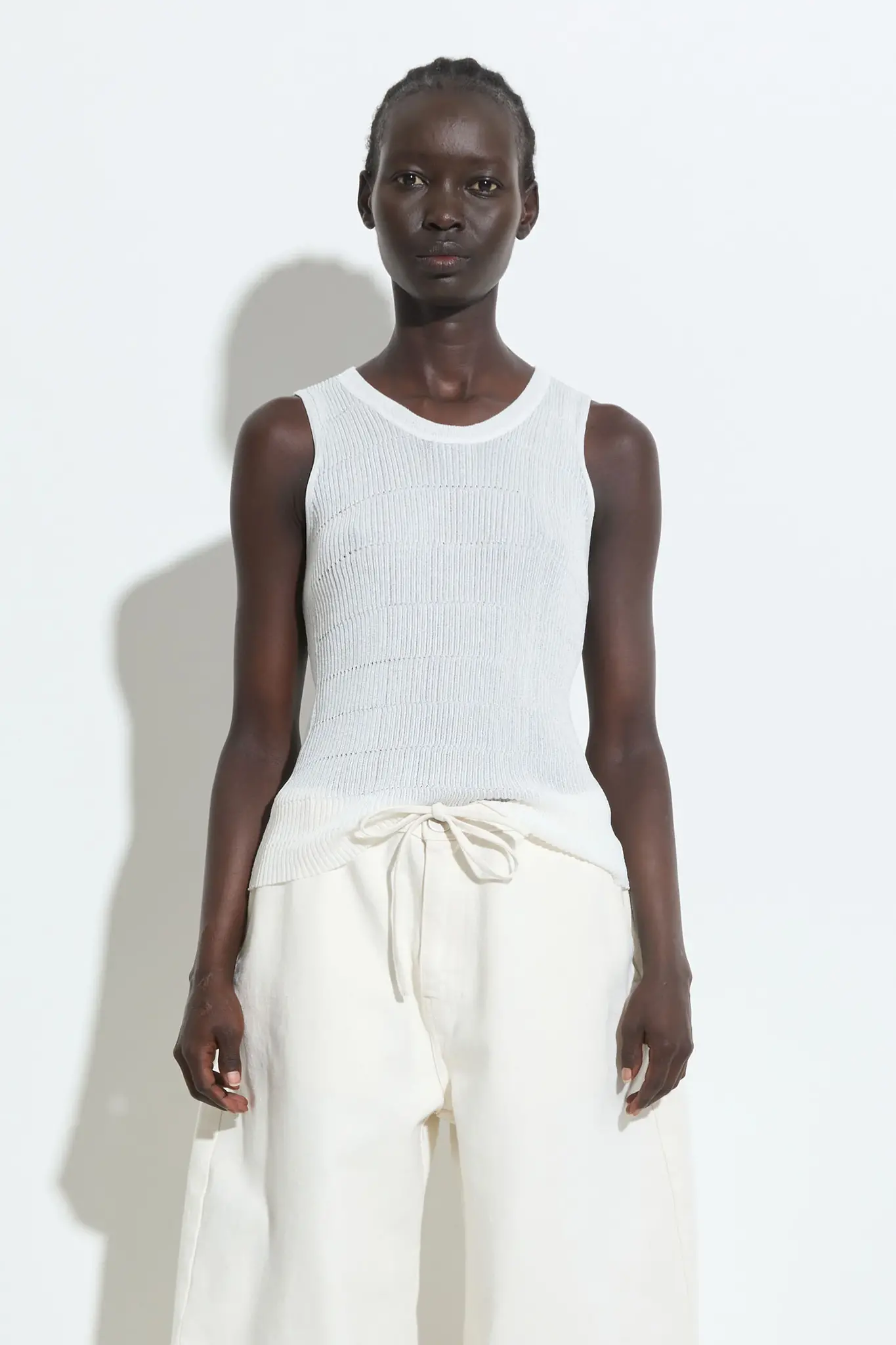 Christian Wijnants - Kipiu rib stitch tank top