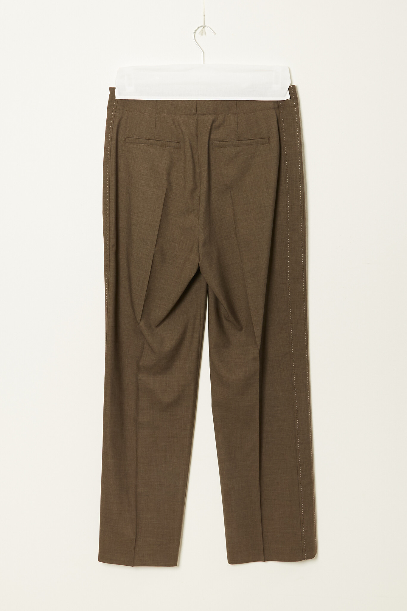 Frenken - String summer wool trousers