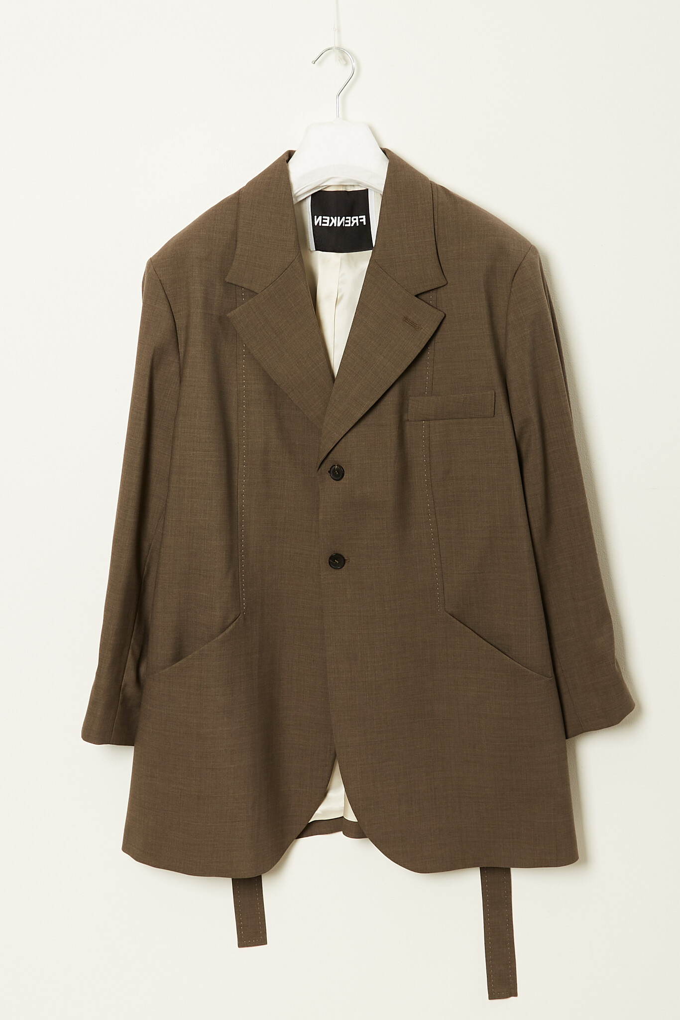 Frenken - Wrap summer wool blazer