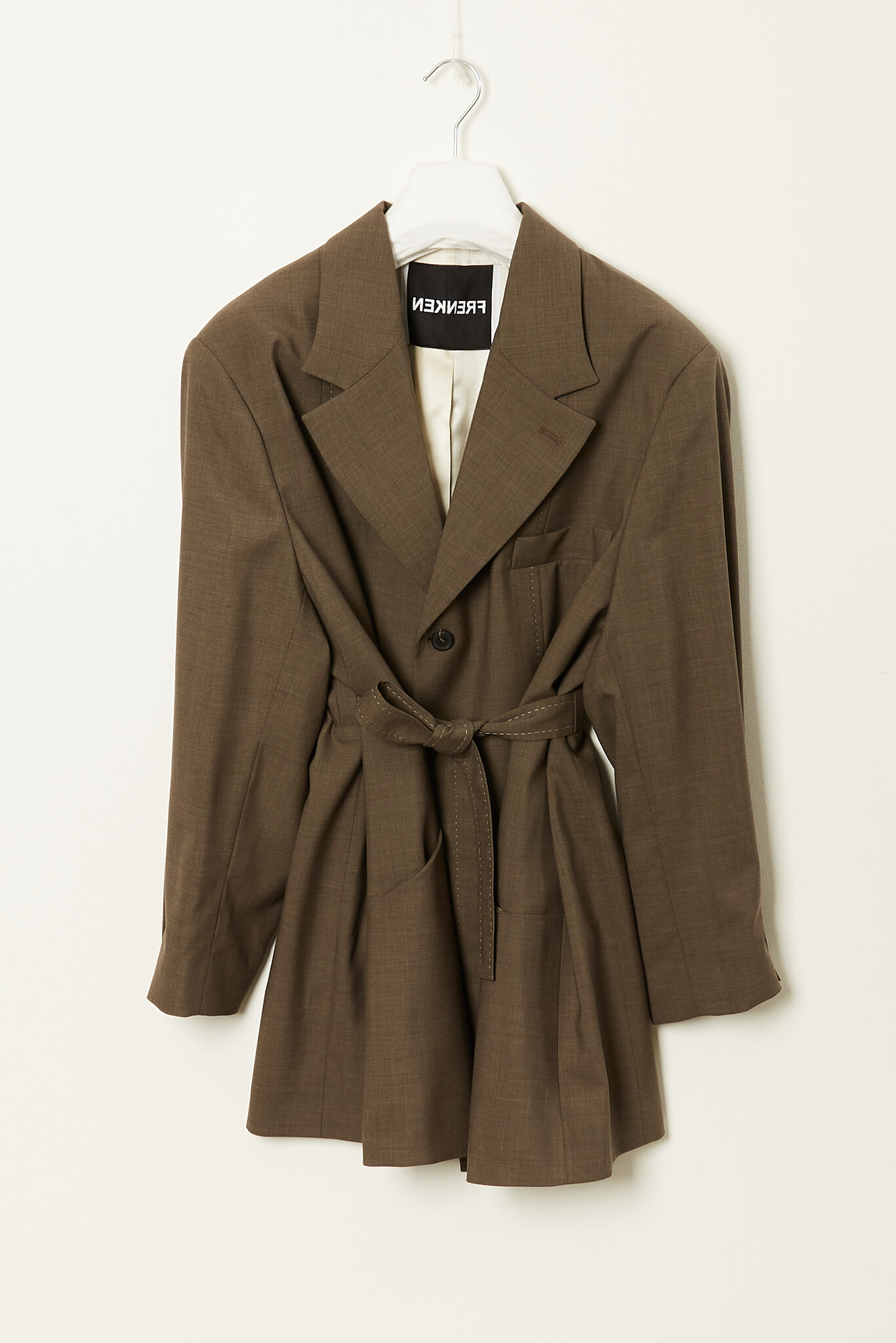 Frenken - Wrap summer wool blazer