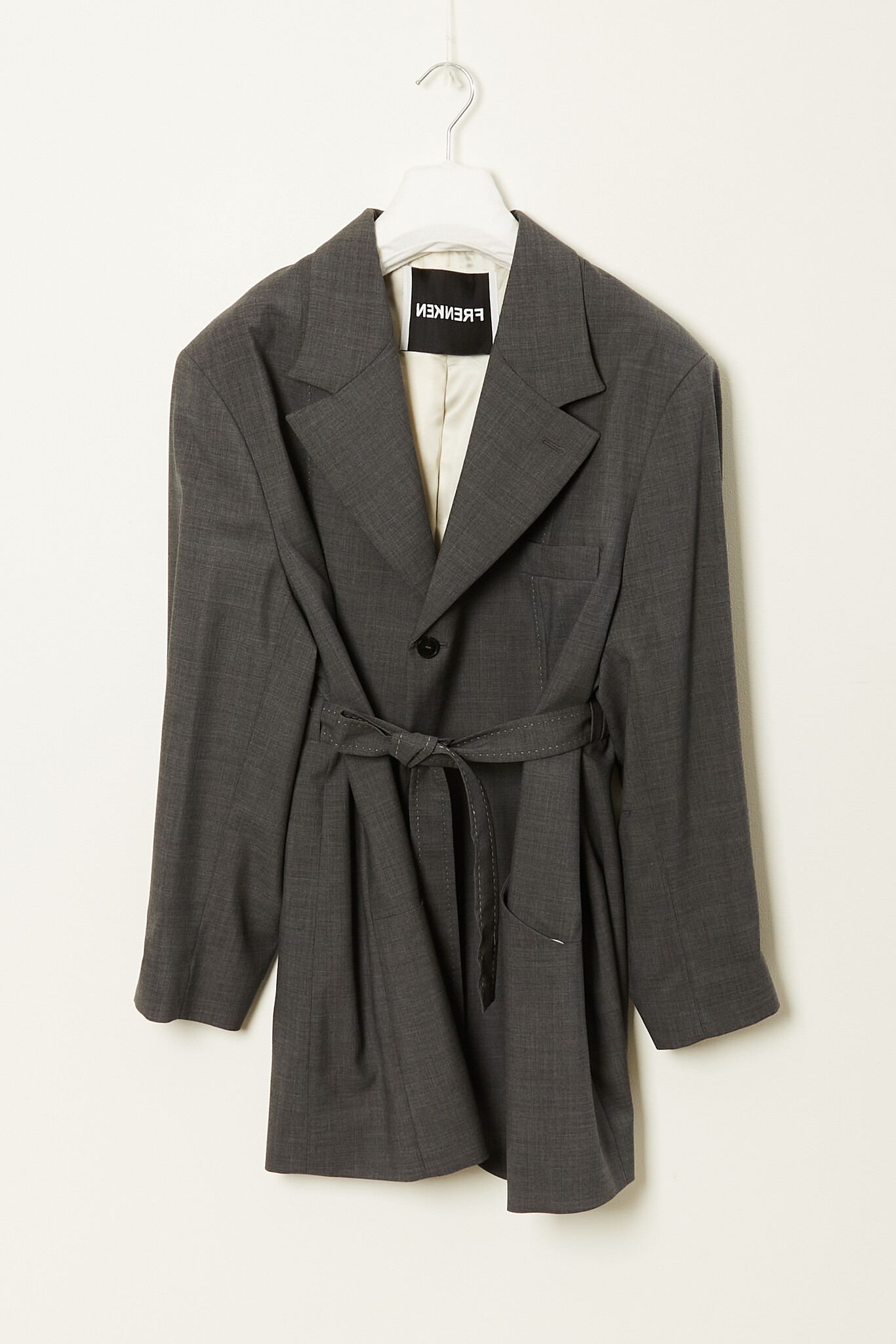 Frenken - Wrap summer wool blazer