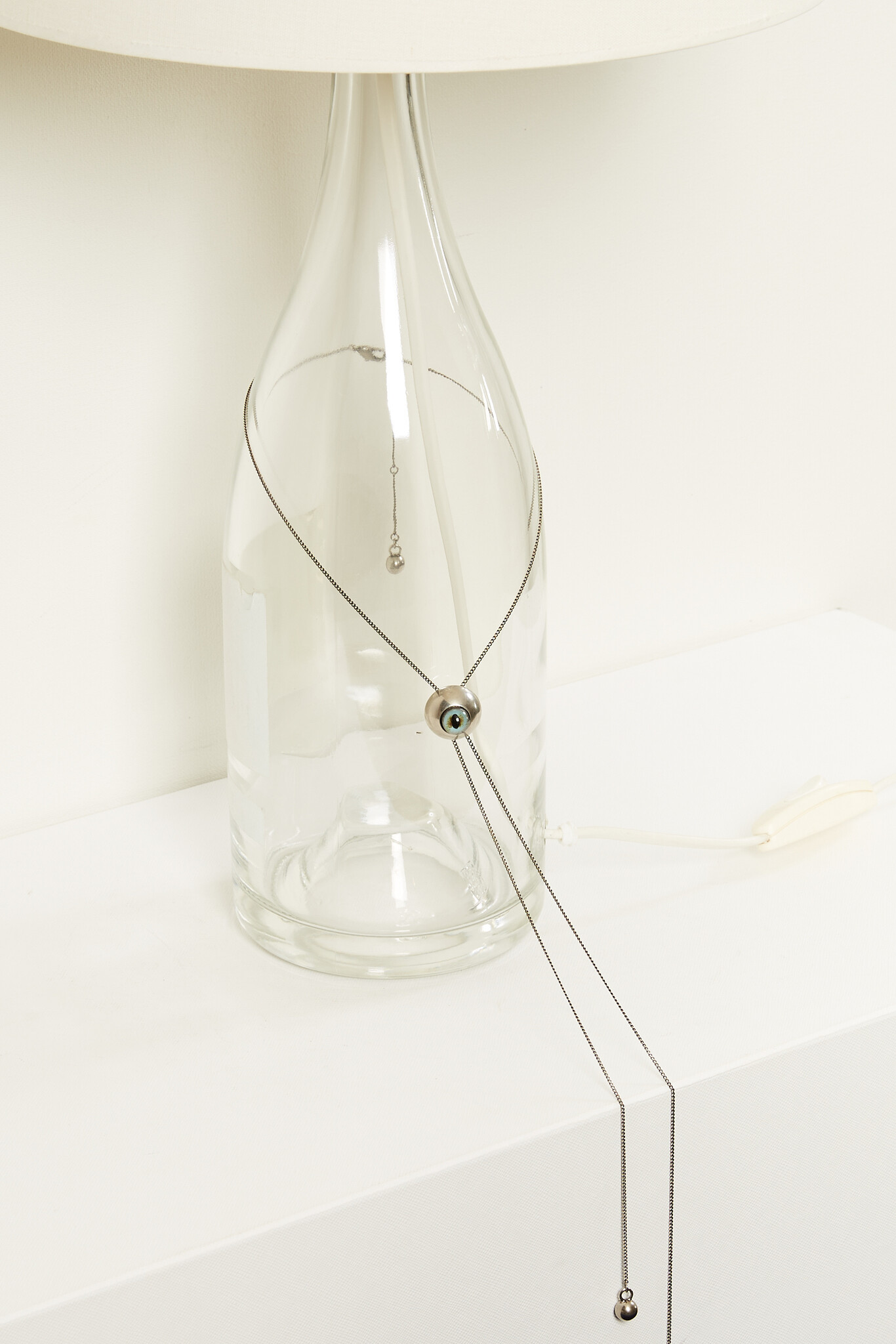 Lemaire - Cat eye rattle bolo tie