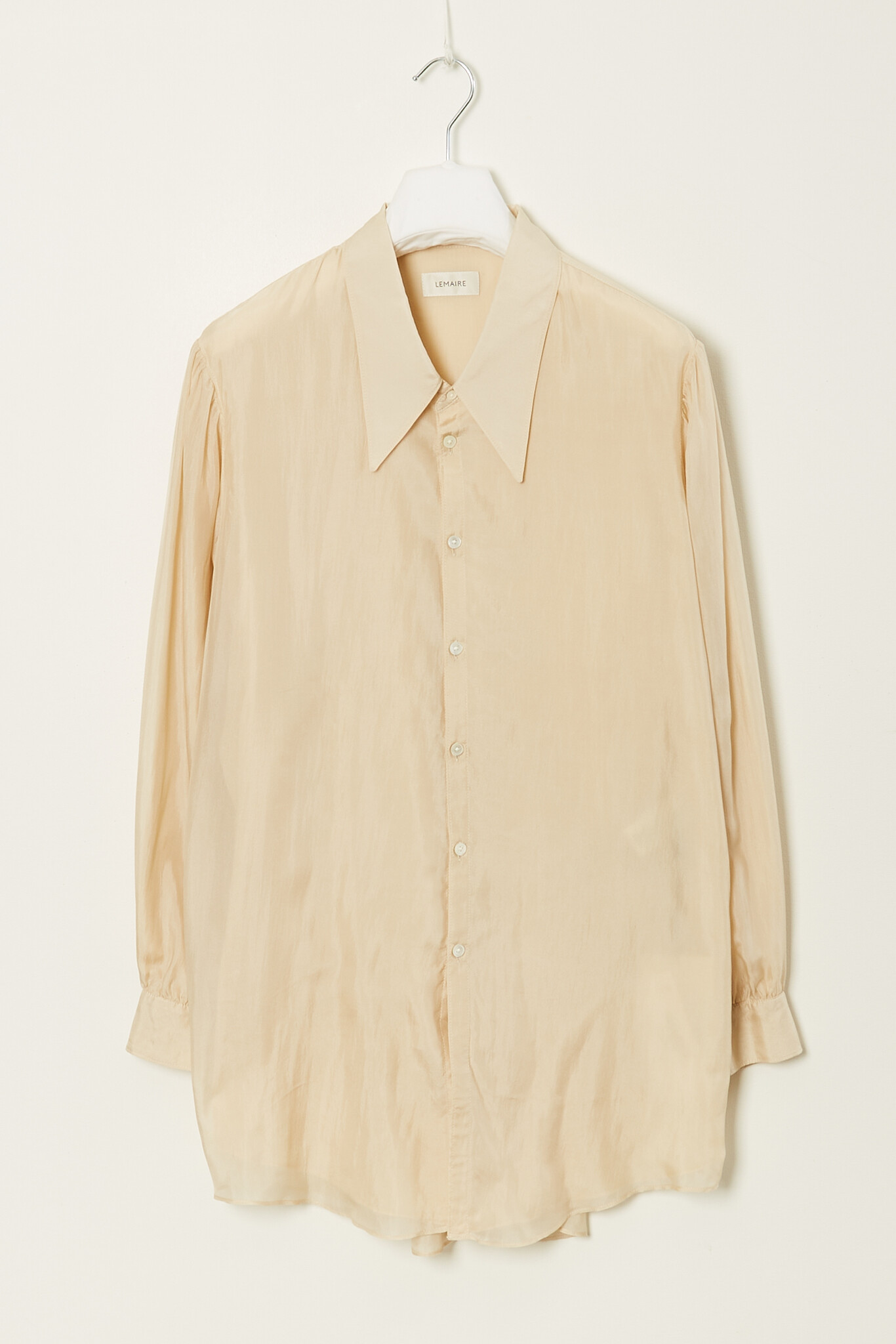 Lemaire - Light pointed collar shirt